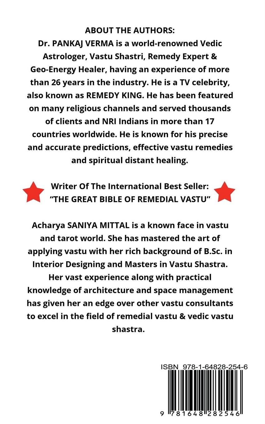 Rückseitencover 169  Ways  To Do  VASTU  Of Your  BEDROOM