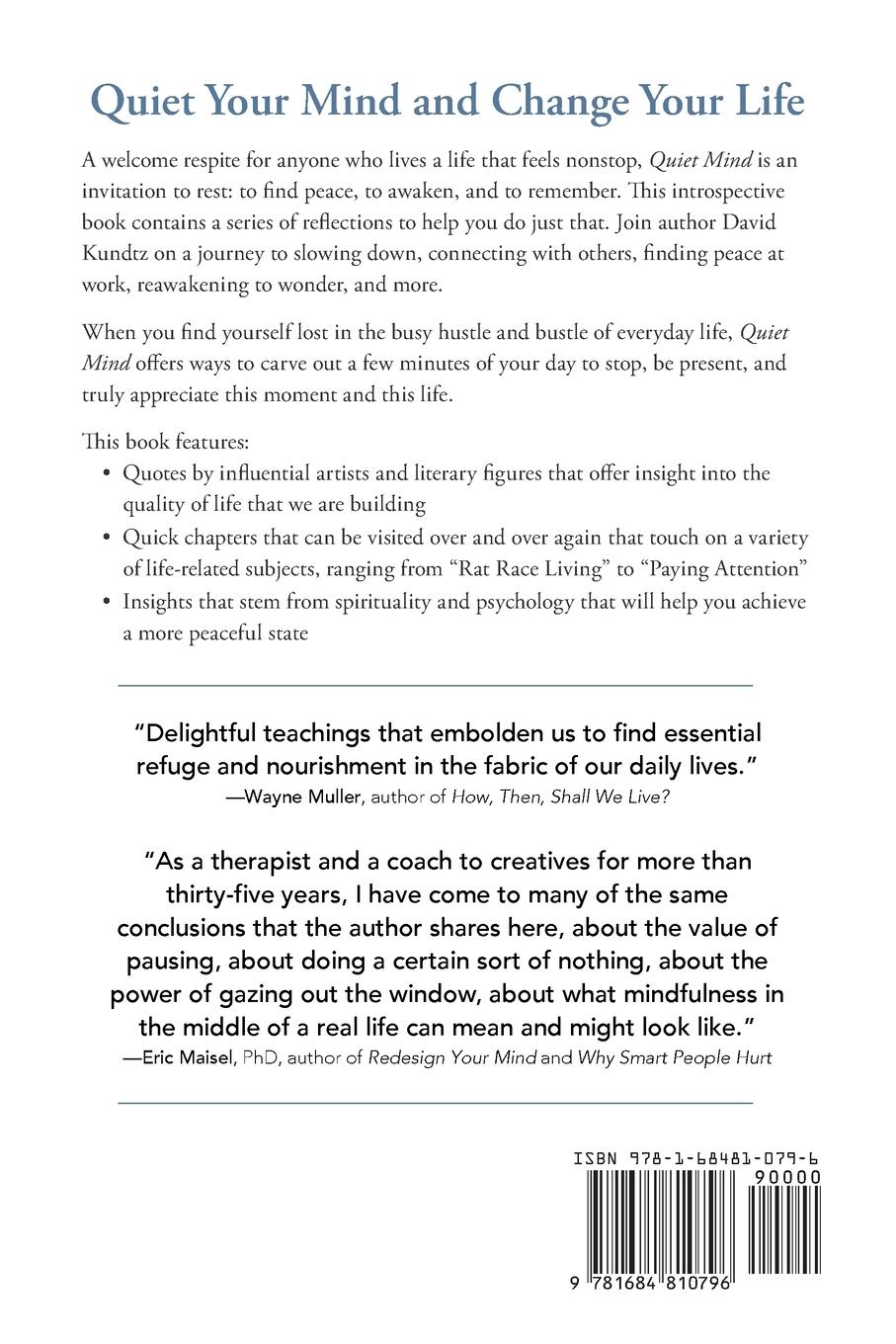 Rückseitencover Quiet Mind