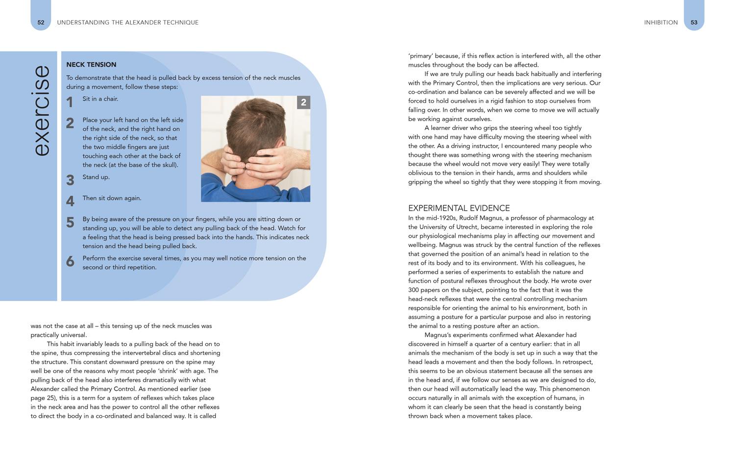 Beispielinhalt (Bild) The Alexander Technique Workbook
