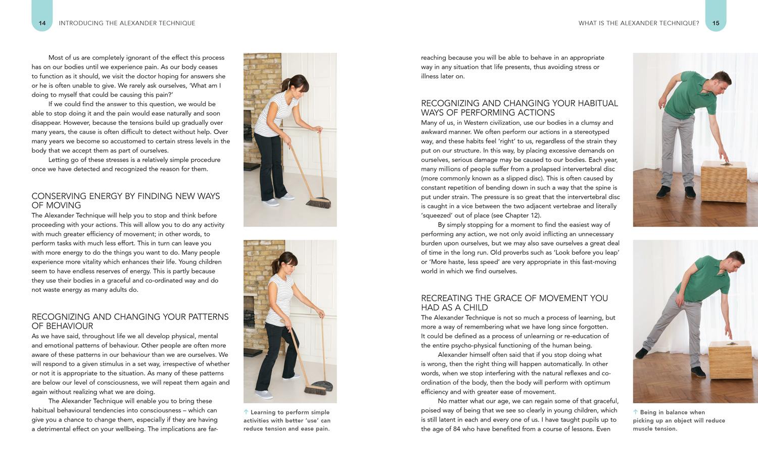 Beispielinhalt (Bild) The Alexander Technique Workbook