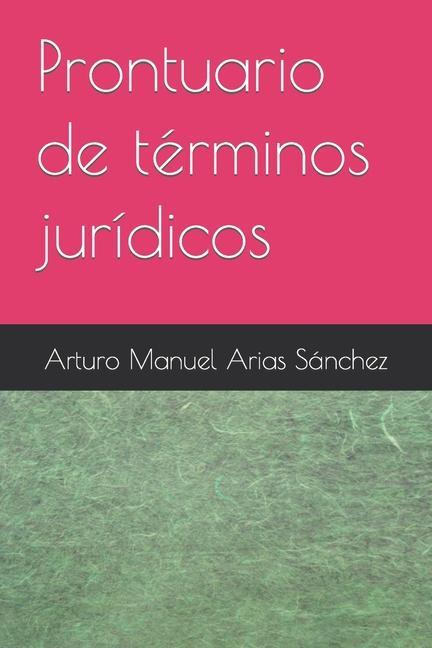 Vorderes Coverbild Prontuario de términos jurídicos