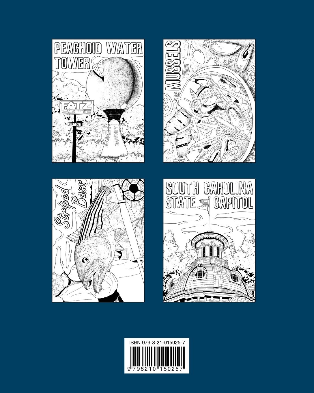 Rückseitencover South Carolina Coloring Book