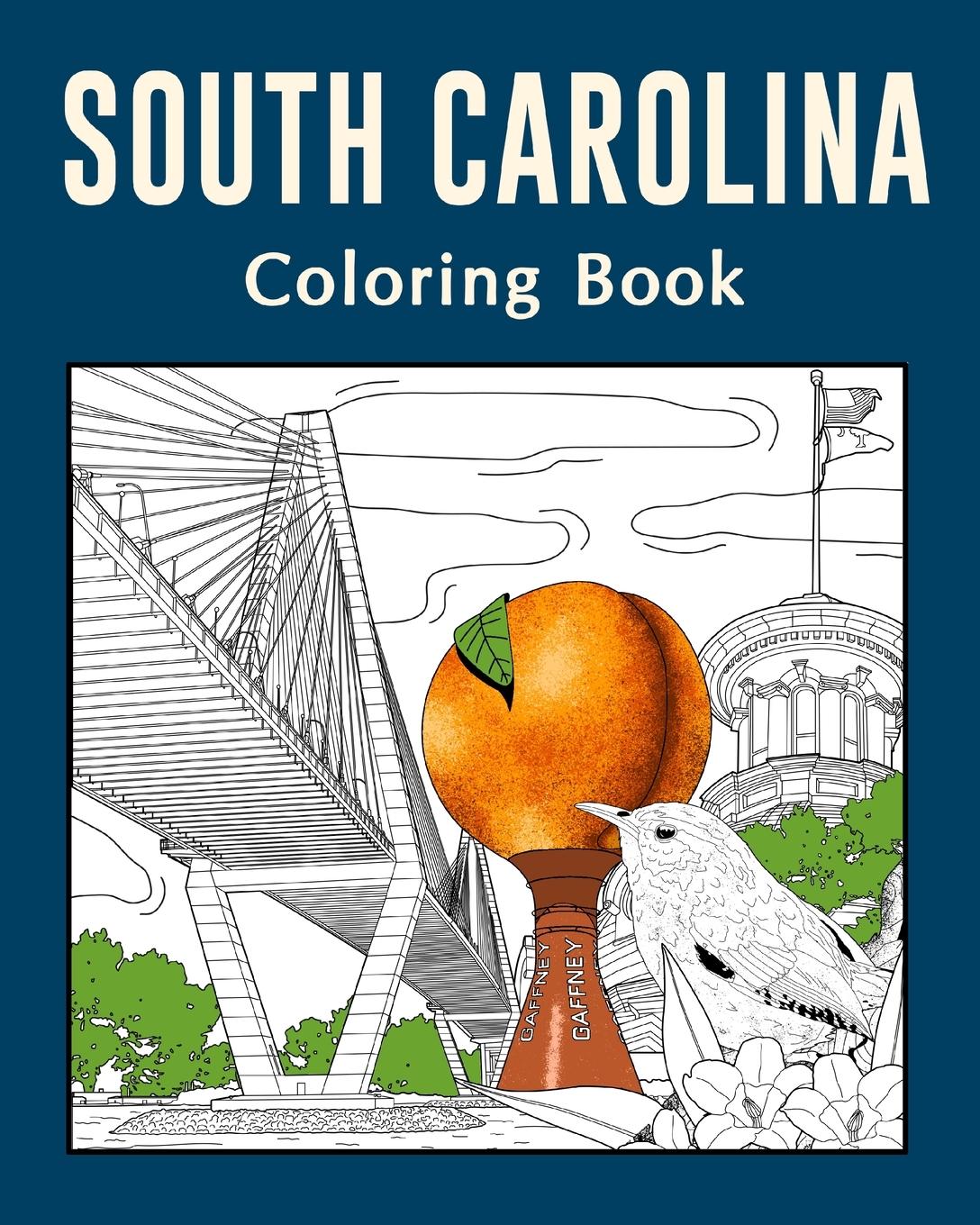 Vorderes Coverbild South Carolina Coloring Book