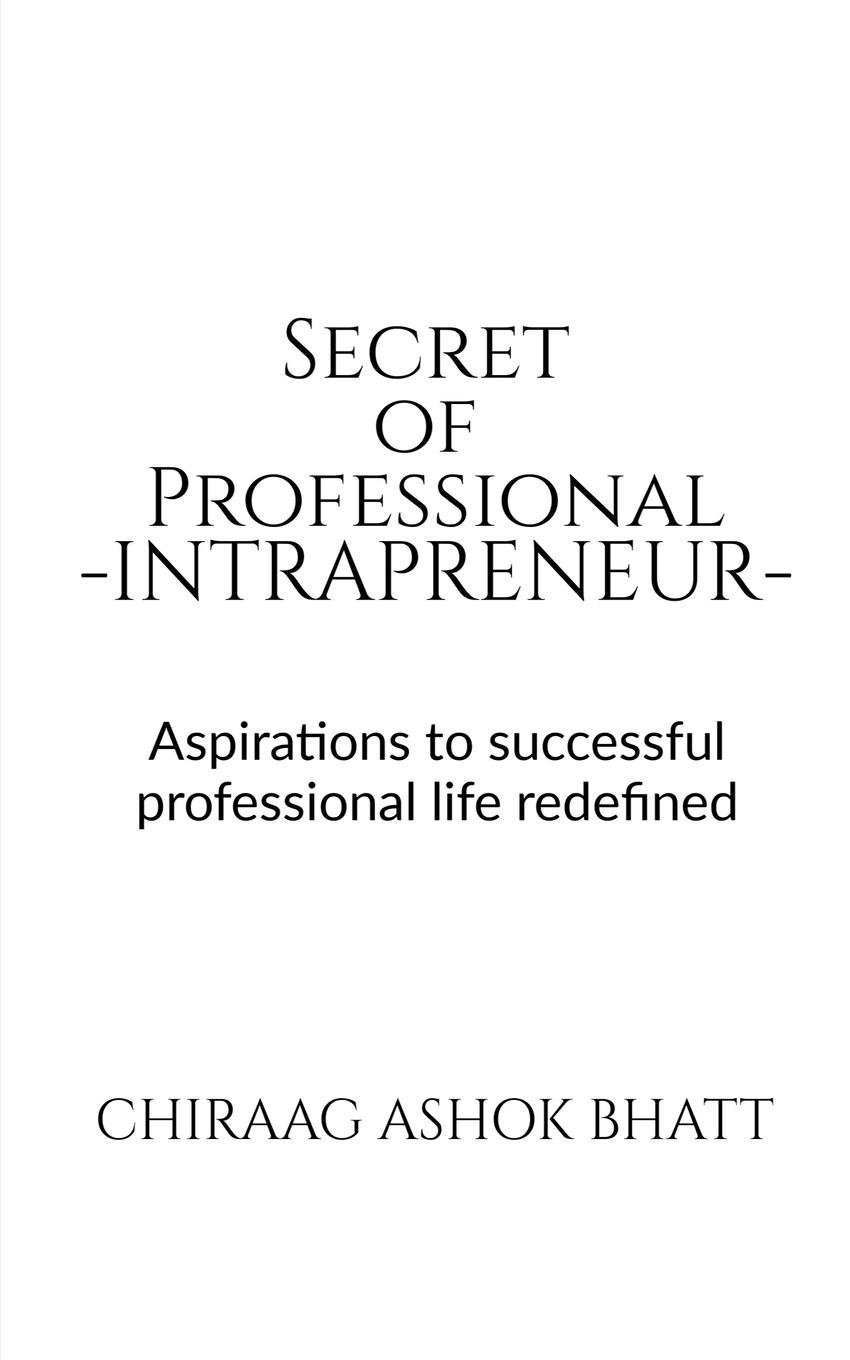 Vorderes Coverbild Secret of Professional Intrapreneur: Aspirations to successful professional life redefined