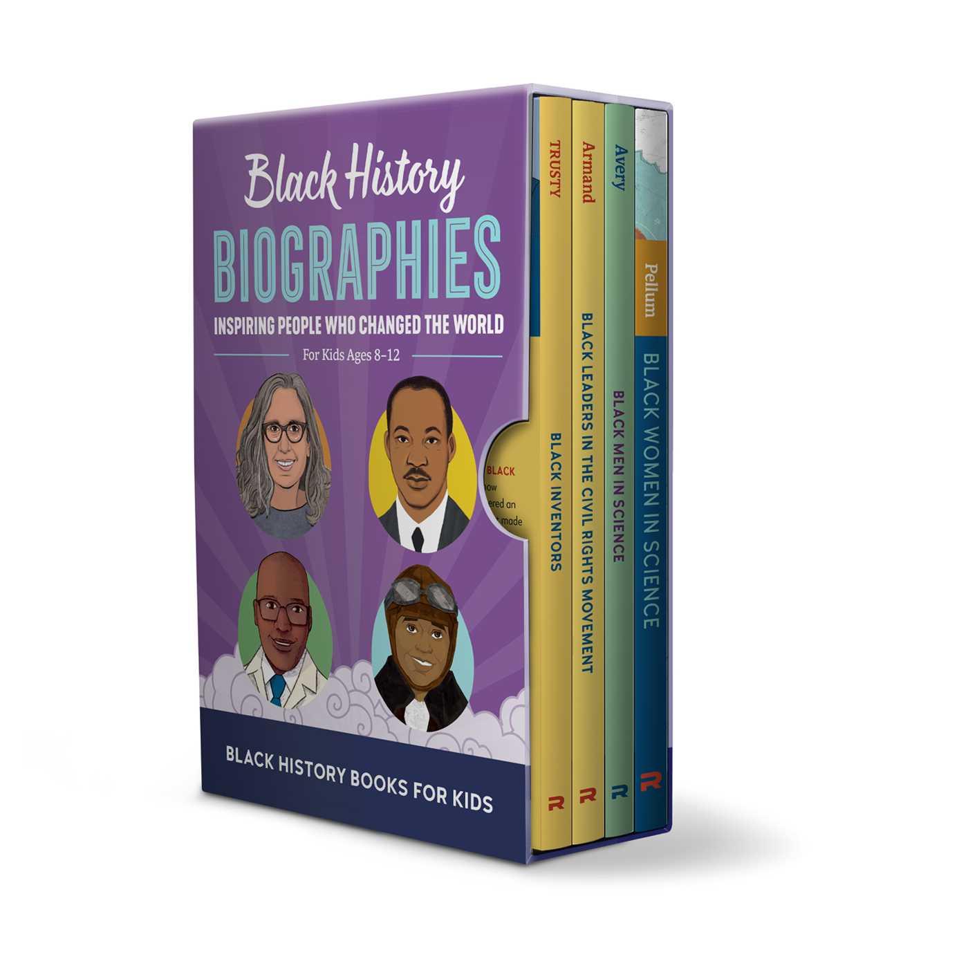 Vorderes Coverbild Black History Biographies 4 Book Box Set