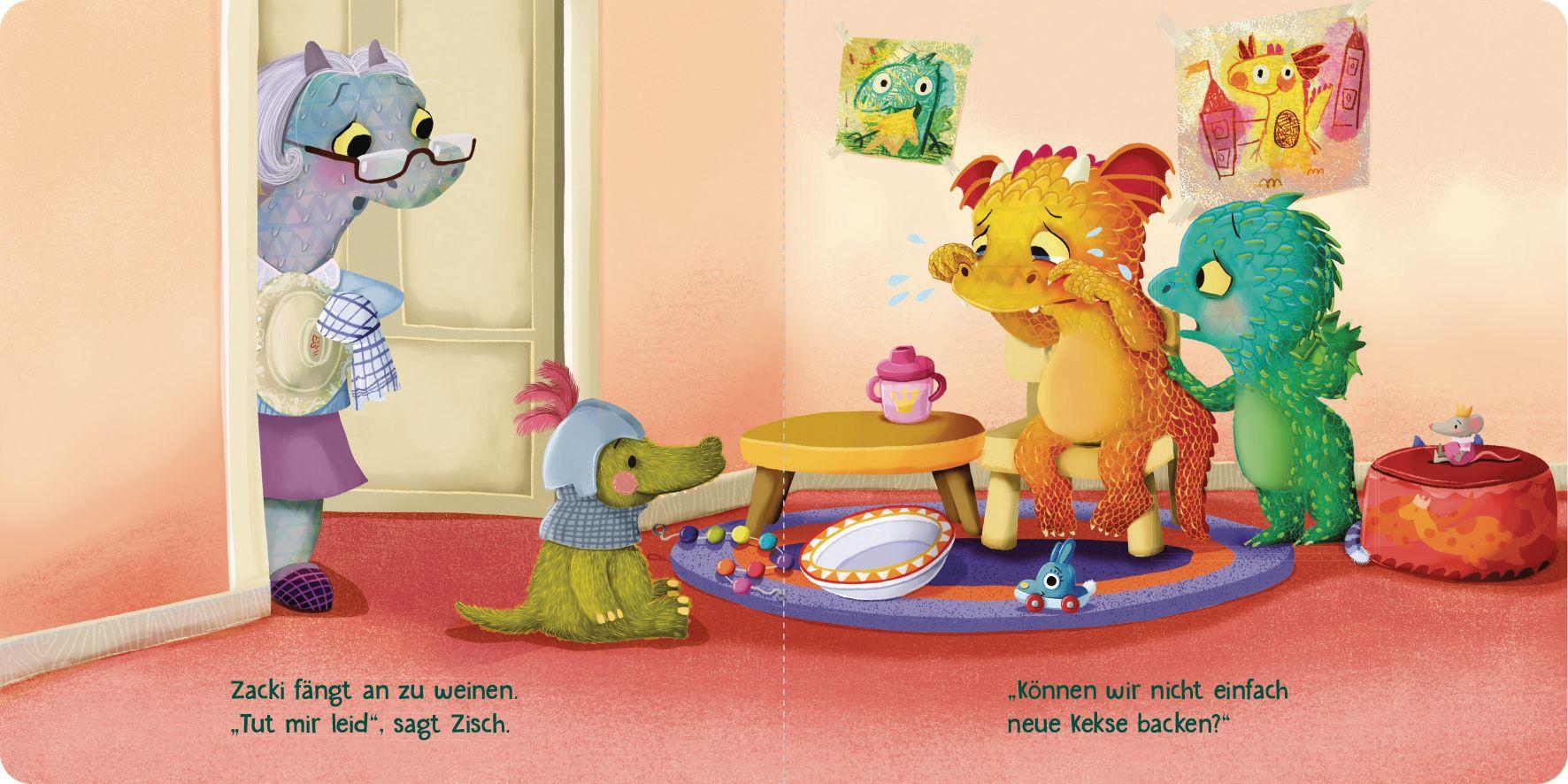 Beispielinhalt (Bild) Kleiner Drache, nicht streiten!