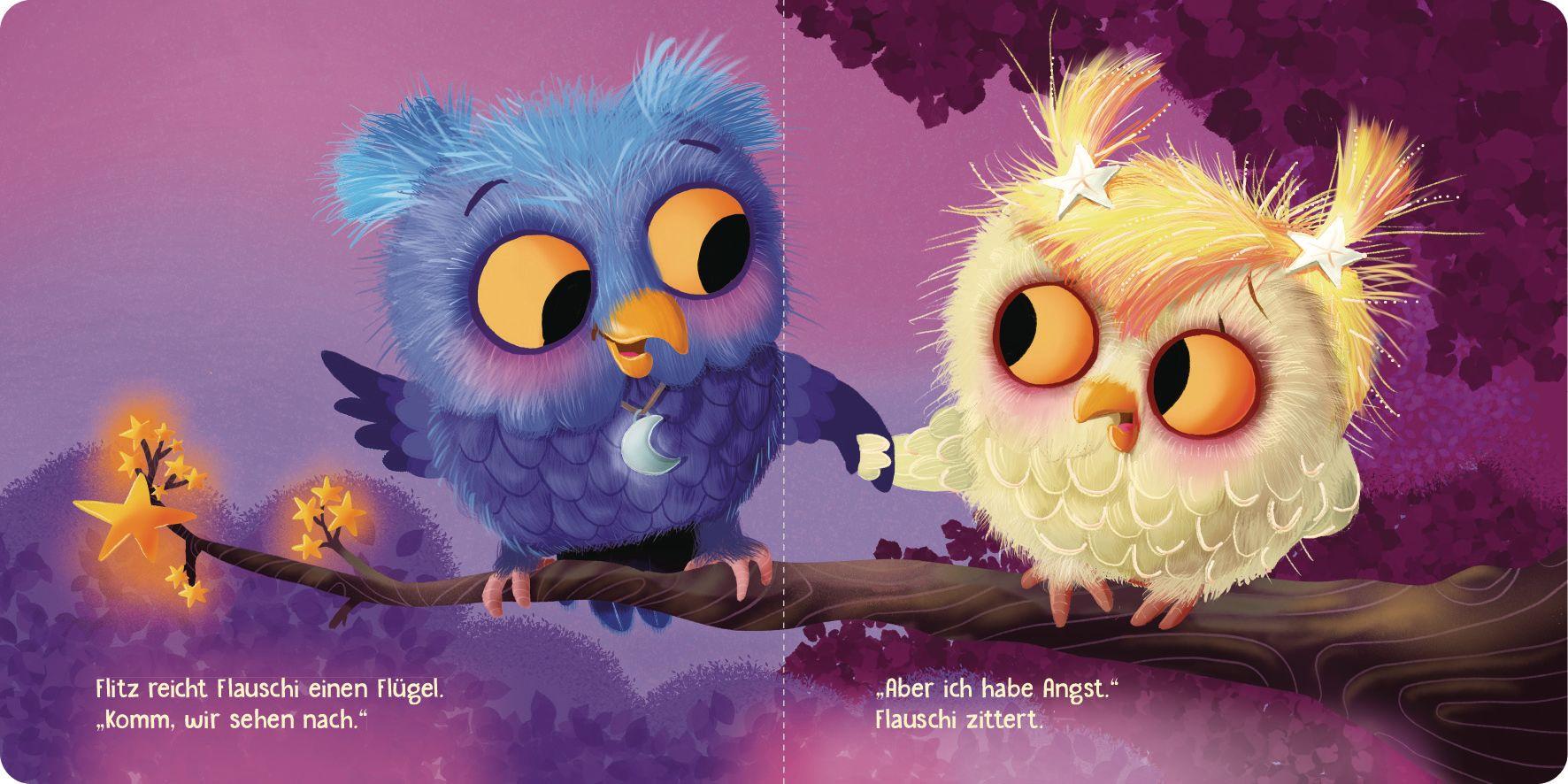 Beispielinhalt (Bild) Kleines Eulenkind, sei mutig!