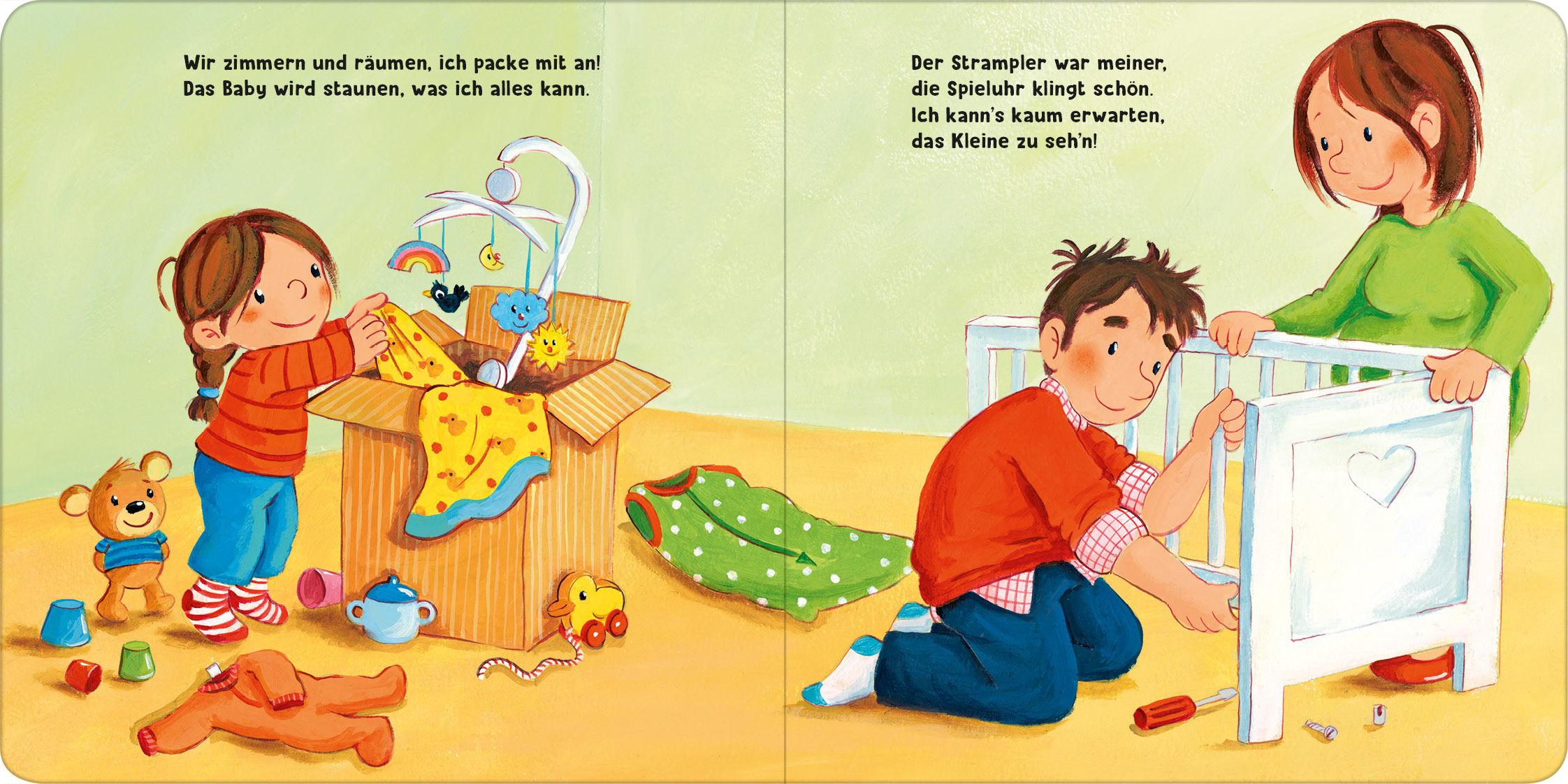 Beispielinhalt (Bild) Juhu, ich bin jetzt große Schwester!