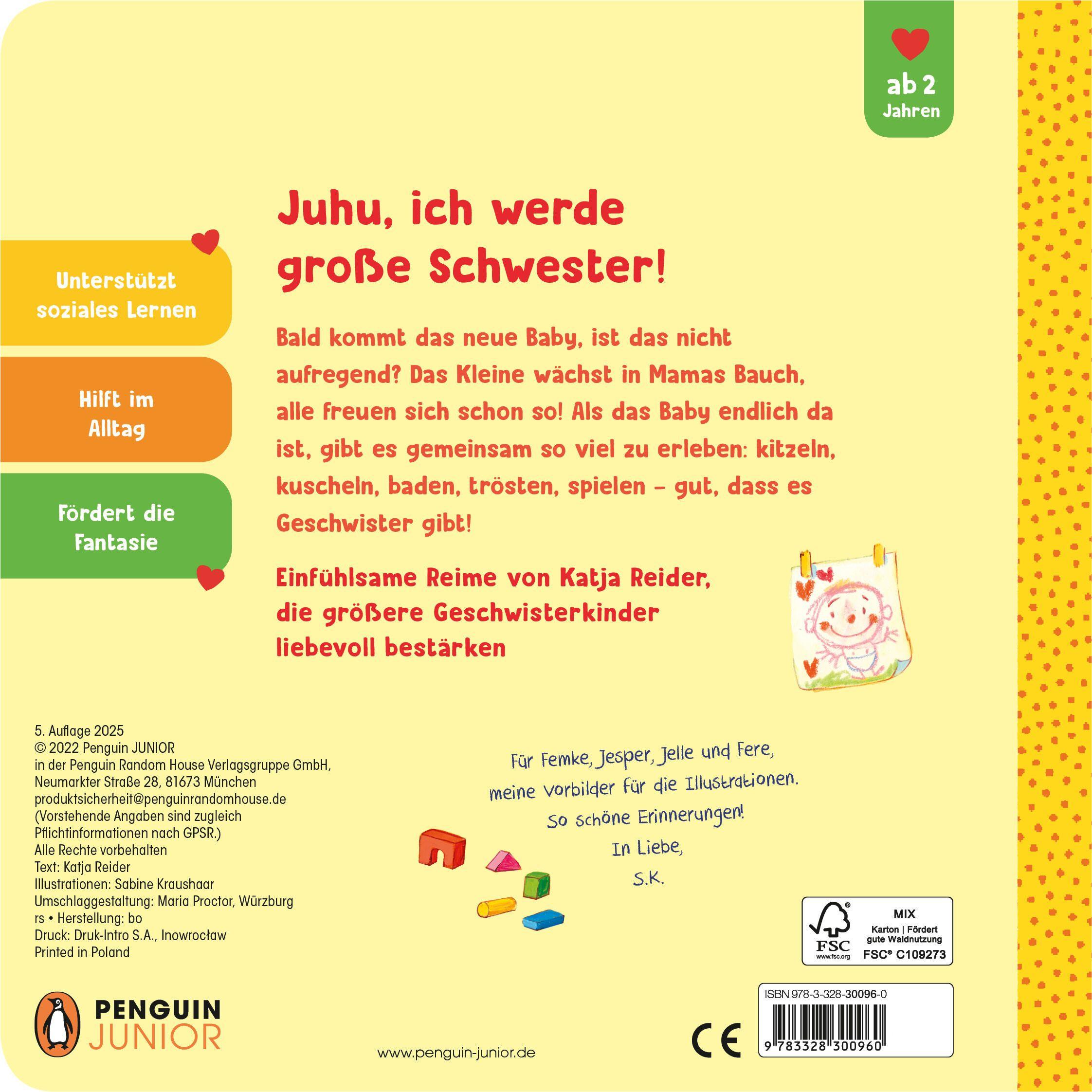 Beispielinhalt (Bild) Juhu, ich bin jetzt große Schwester!