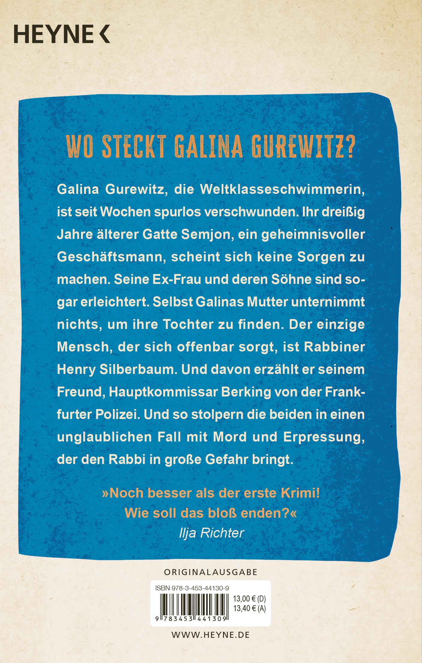 Beispielinhalt (Bild) Der Rabbi und der Kommissar: Du sollst nicht begehren