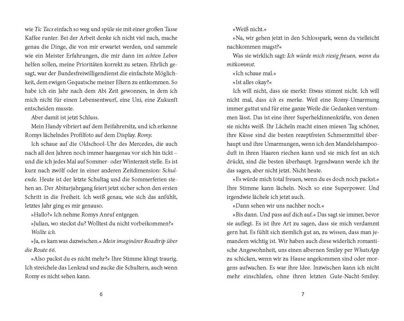 Beispielinhalt (Bild) Morgen irgendwo am Meer - Der Roman zum Film