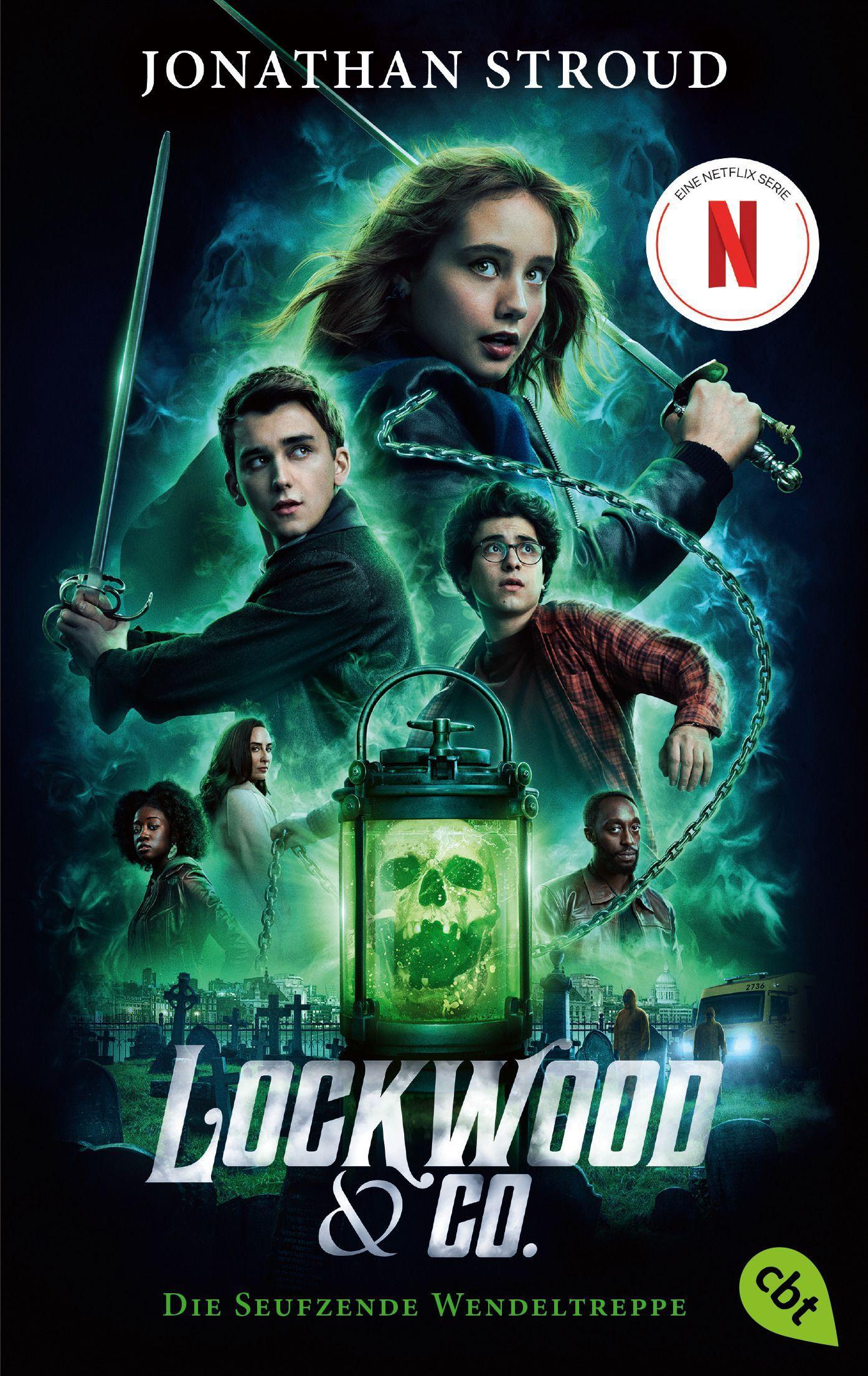 Vorderes Coverbild Lockwood & Co. - Die Seufzende Wendeltreppe - Der Roman zur Serie