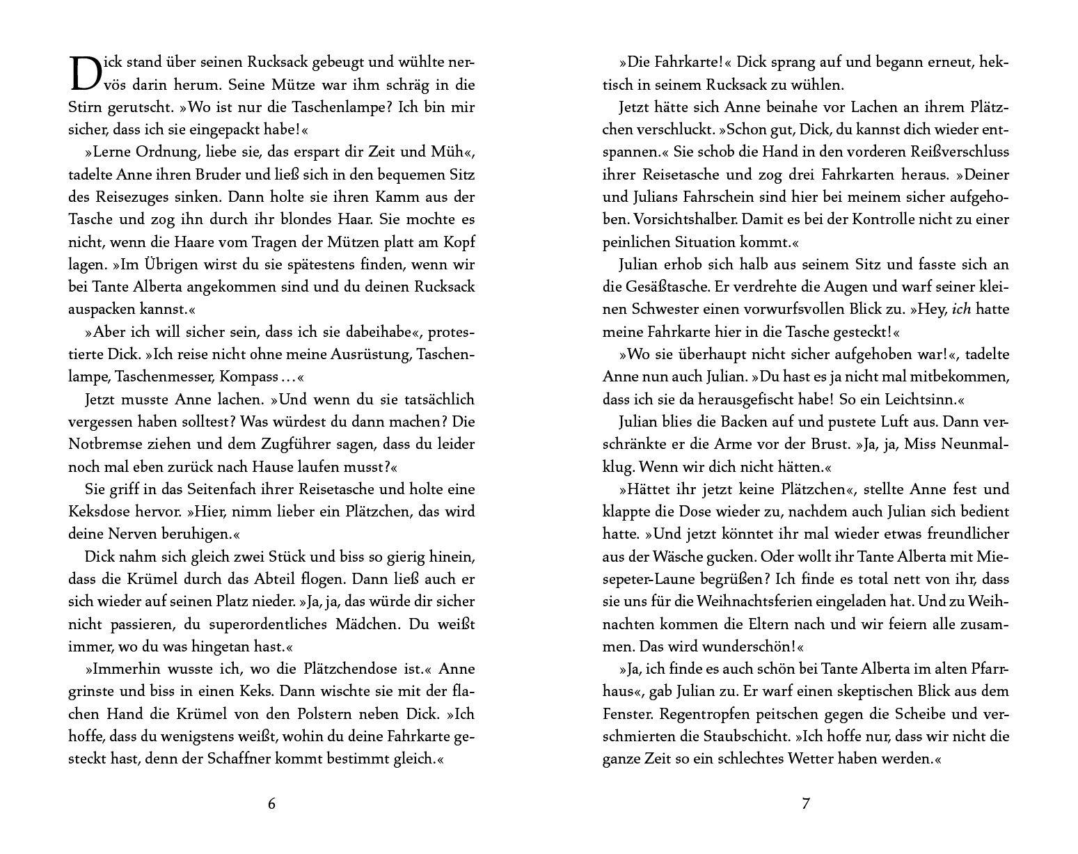 Beispielinhalt (Bild) Fünf Freunde und das Weihnachtsgeheimnis