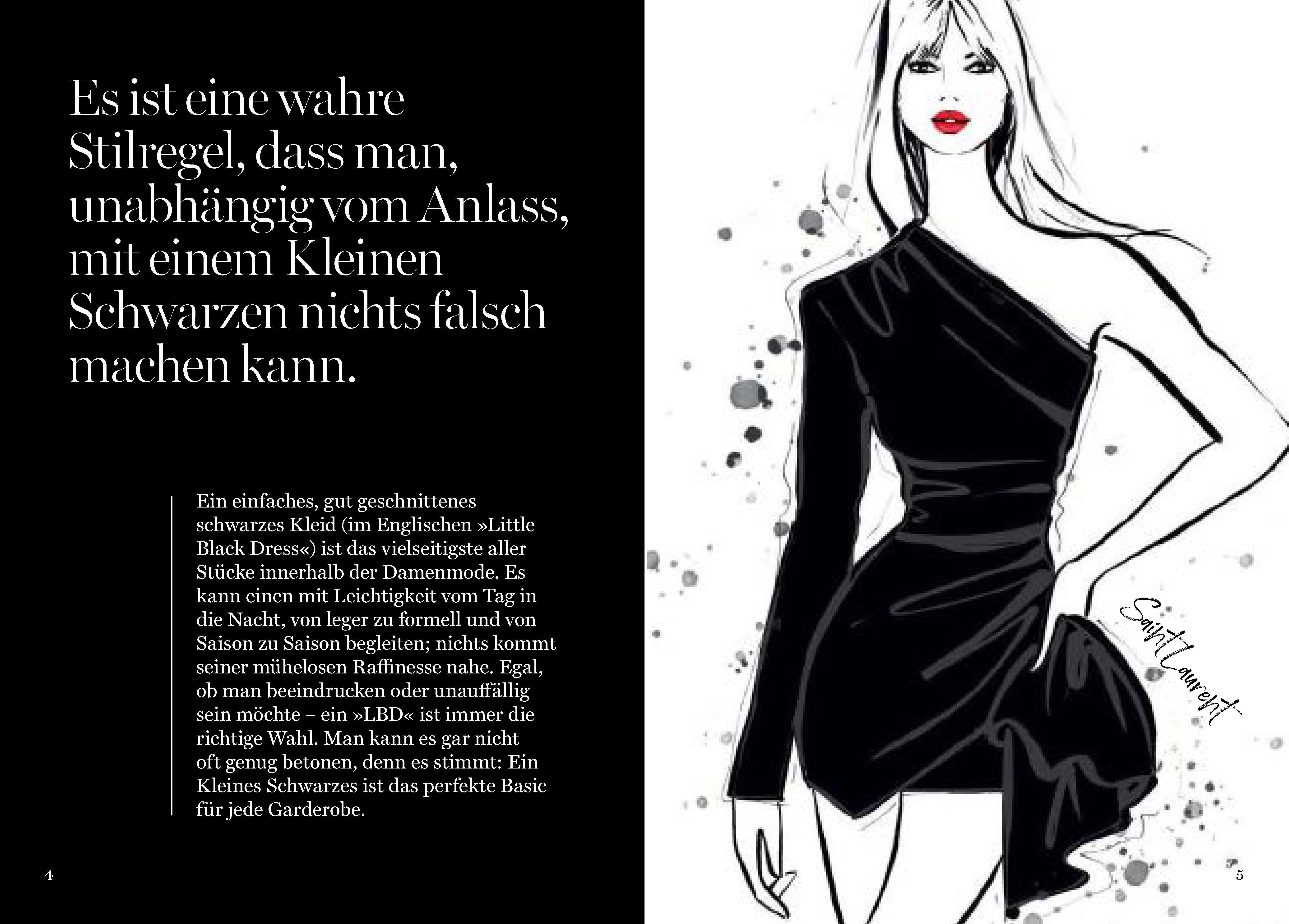 Beispielinhalt (Bild) Das Kleine Schwarze - Eine illustrierte Hommage an einen Modeklassiker