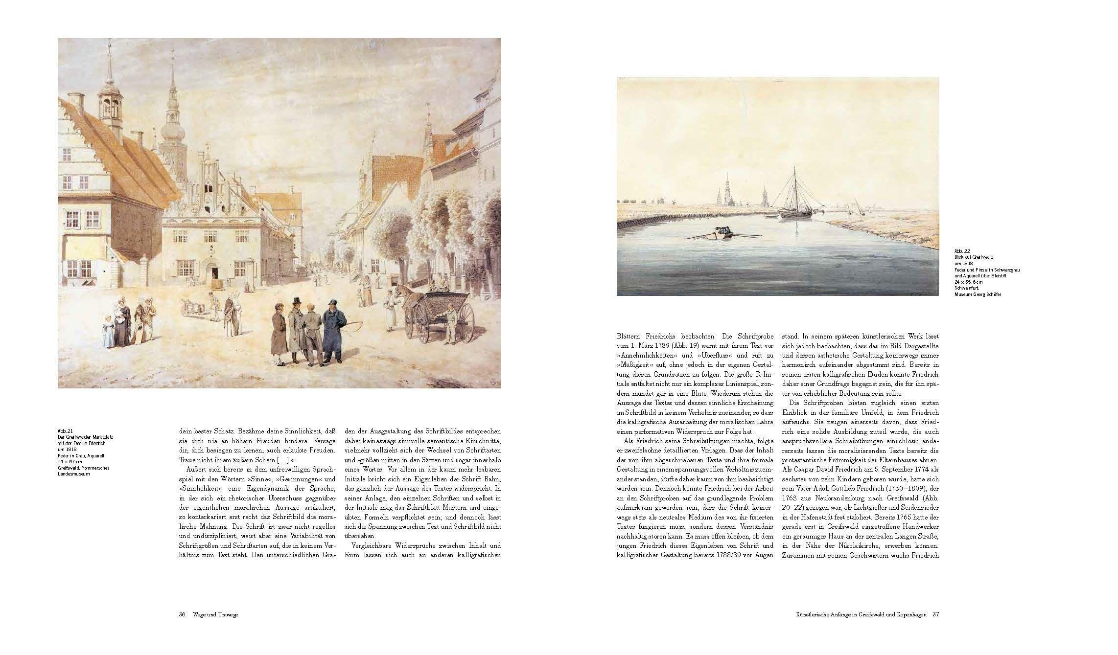 Beispielinhalt (Bild) Caspar David Friedrich: Das Standardwerk über sein Leben und Werk in einer aktualisierten Neuausgabe