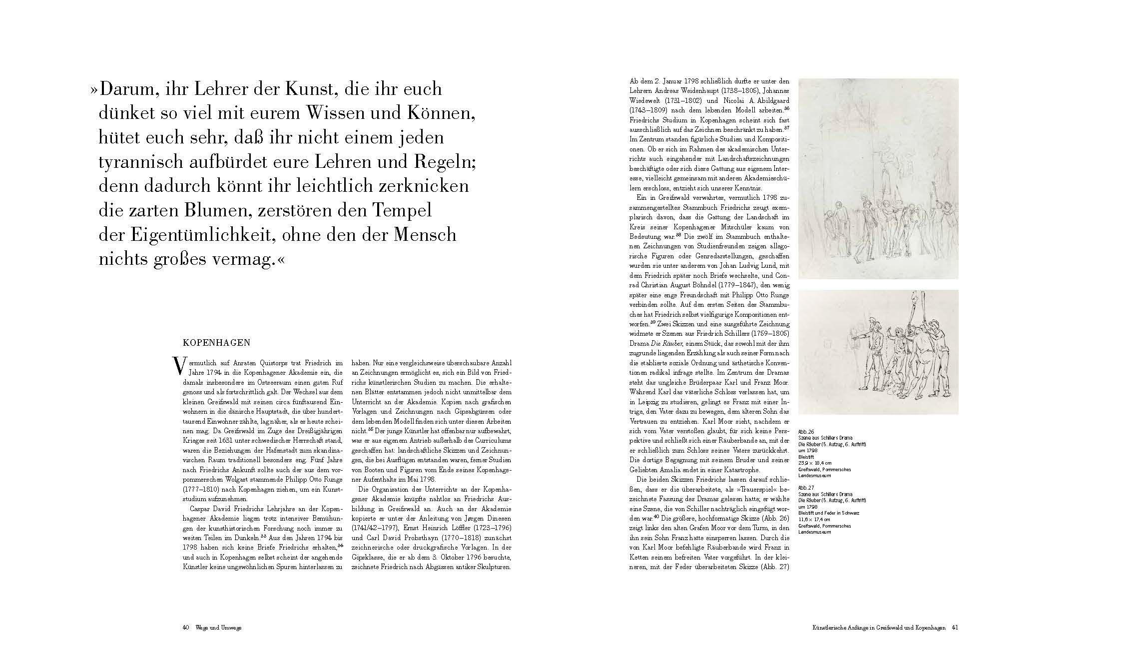 Beispielinhalt (Bild) Caspar David Friedrich: Das Standardwerk über sein Leben und Werk in einer aktualisierten Neuausgabe