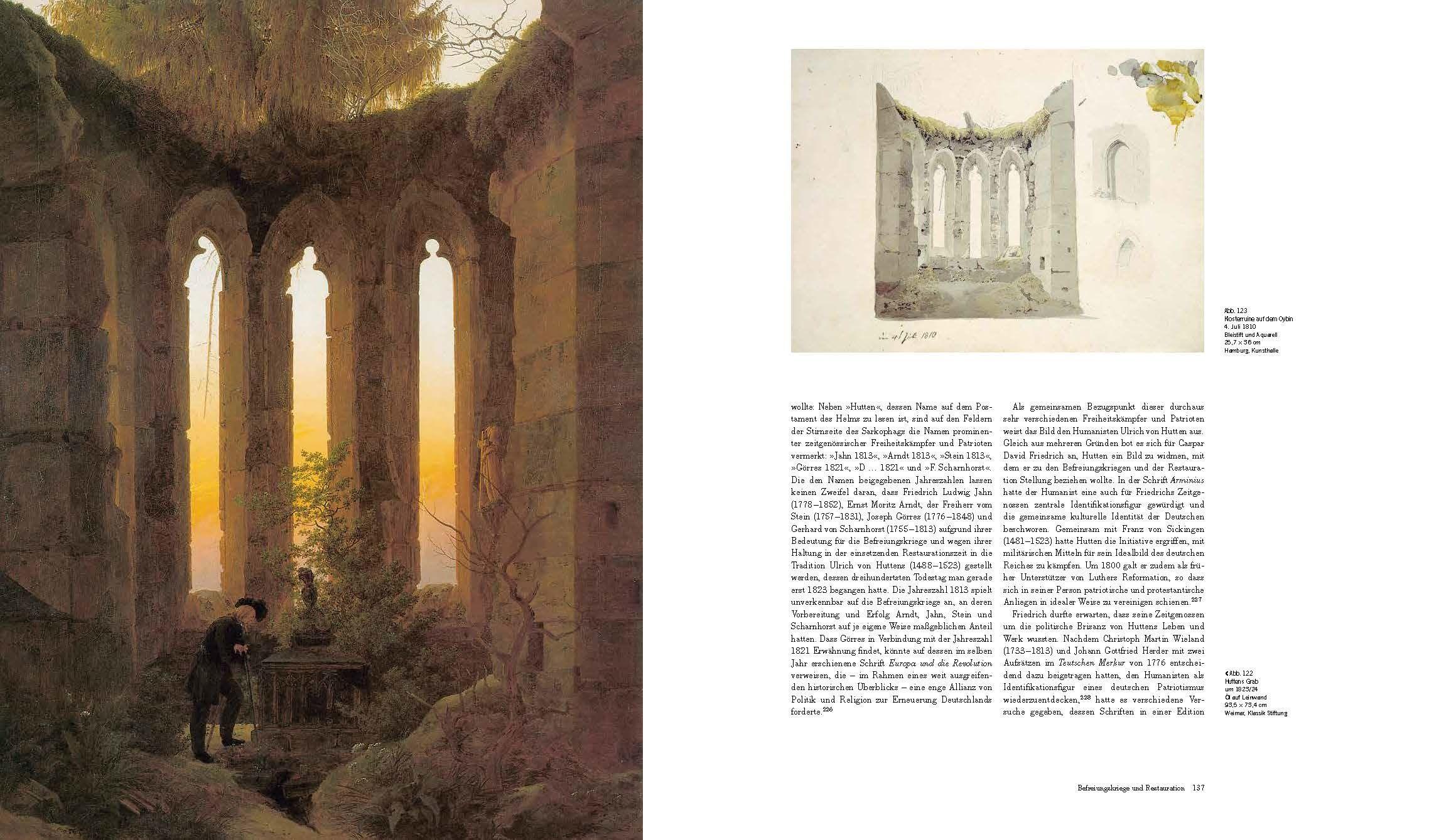 Beispielinhalt (Bild) Caspar David Friedrich: Das Standardwerk über sein Leben und Werk in einer aktualisierten Neuausgabe