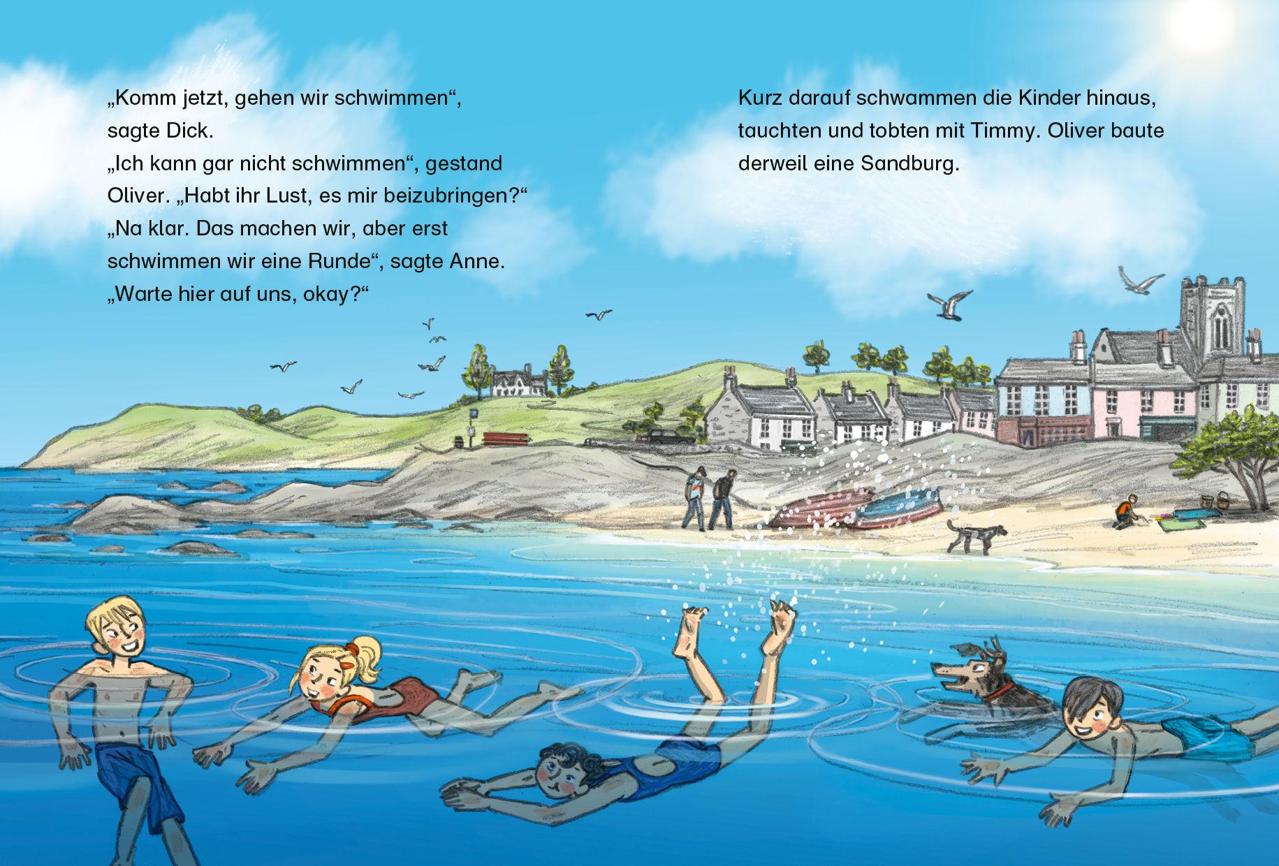 Beispielinhalt (Bild) Fünf Freunde JUNIOR - Timmy, der Meisterdetektiv