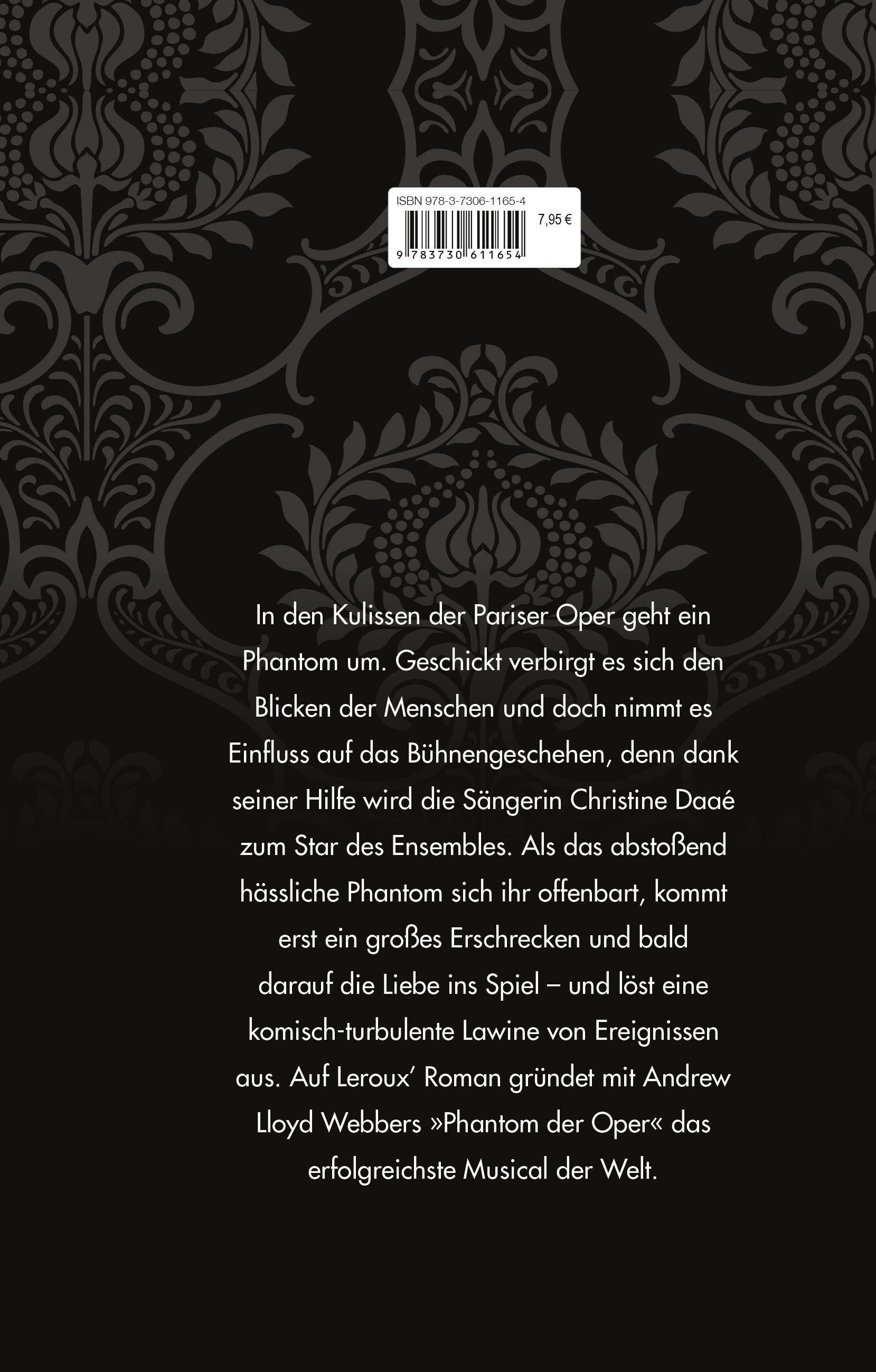 Beispielinhalt (Bild) Das Phantom der Oper. Roman