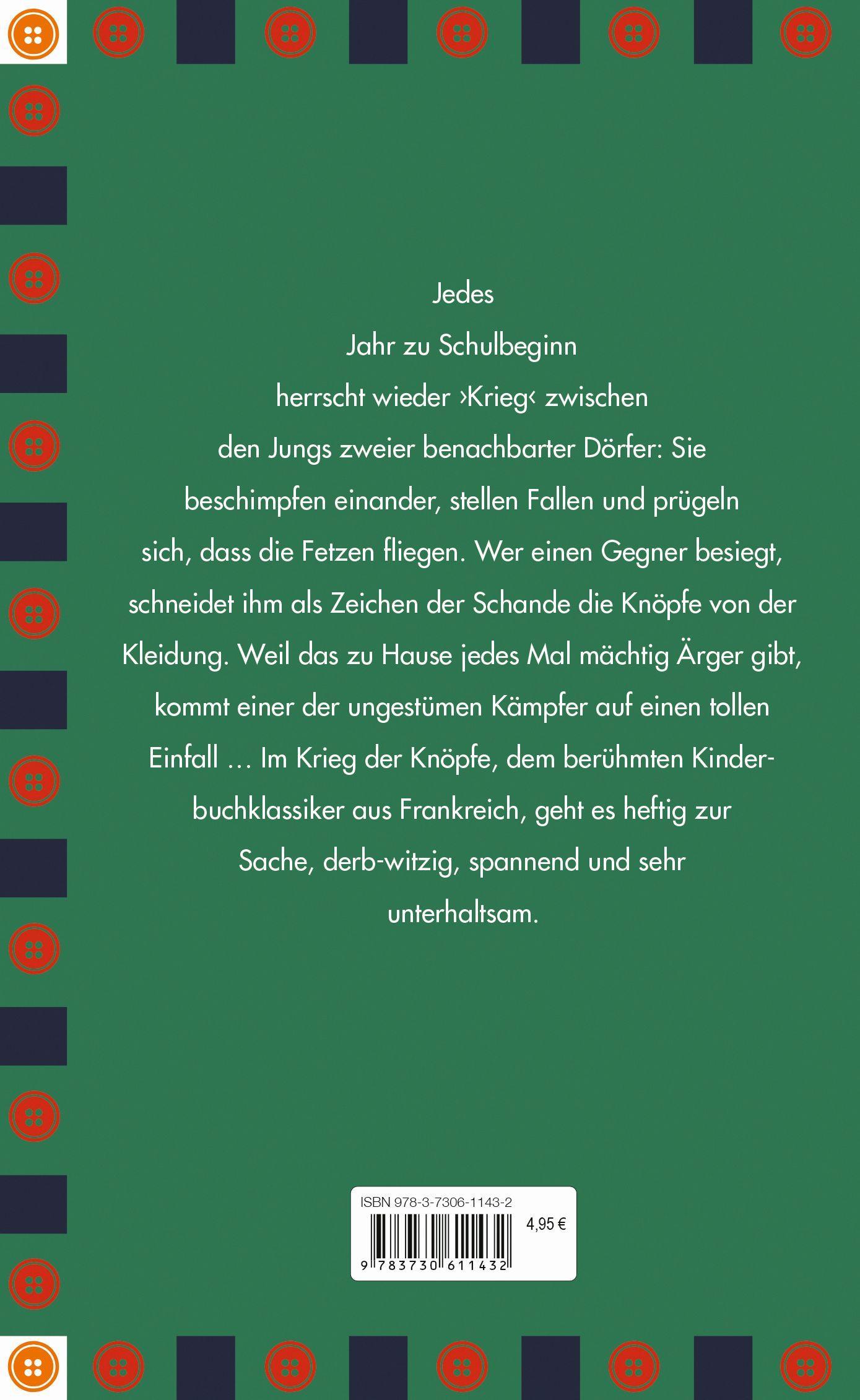 Beispielinhalt (Bild) Der Krieg der Knöpfe. Roman