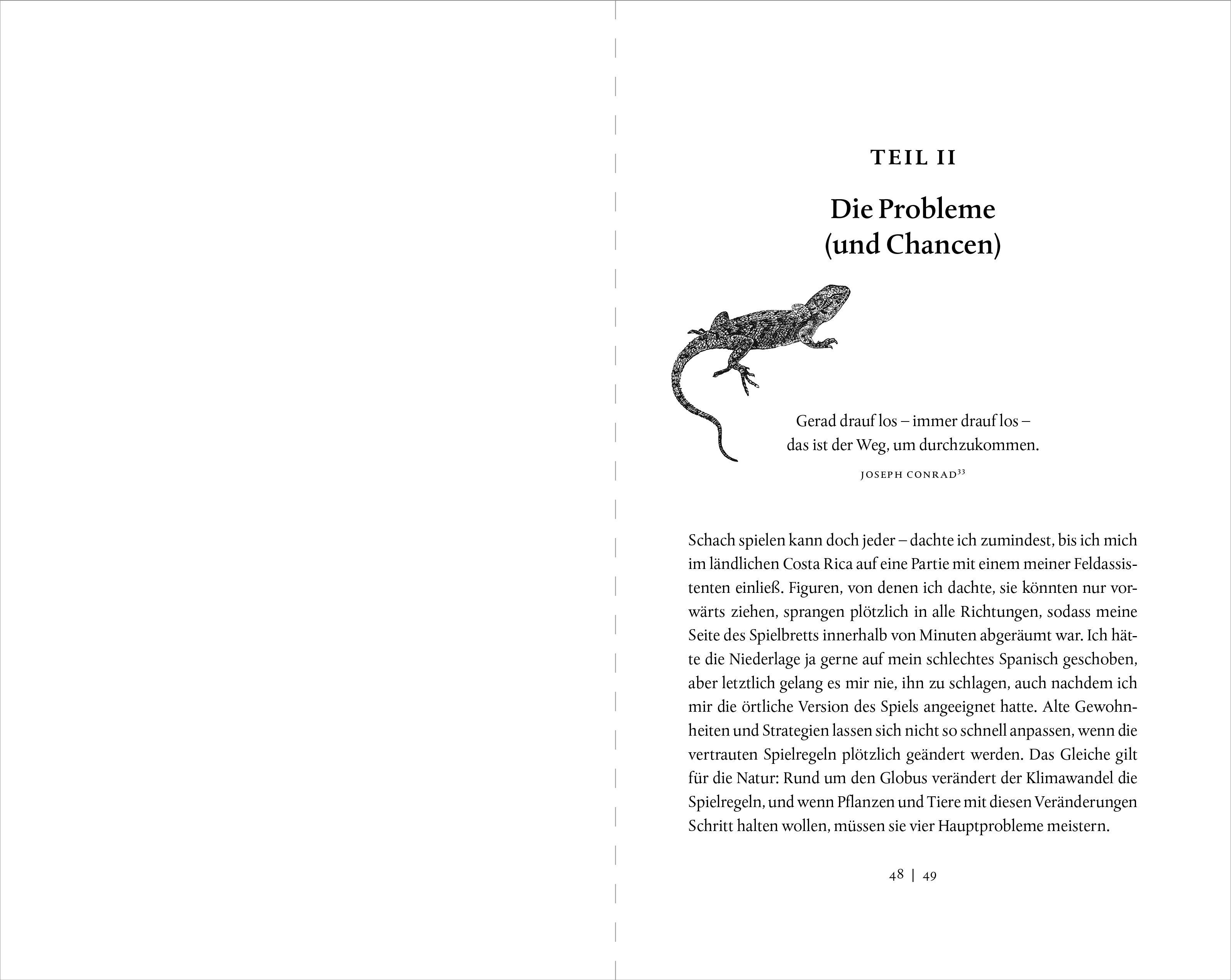 Beispielinhalt (Bild) Von schrumpfenden Tintenfischen und windfesten Eidechsen
