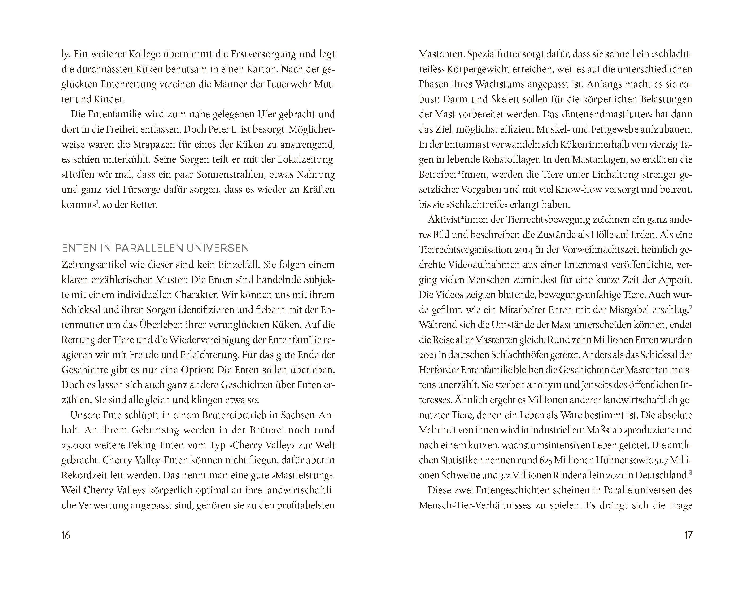 Beispielinhalt (Bild) Streicheln oder Schlachten