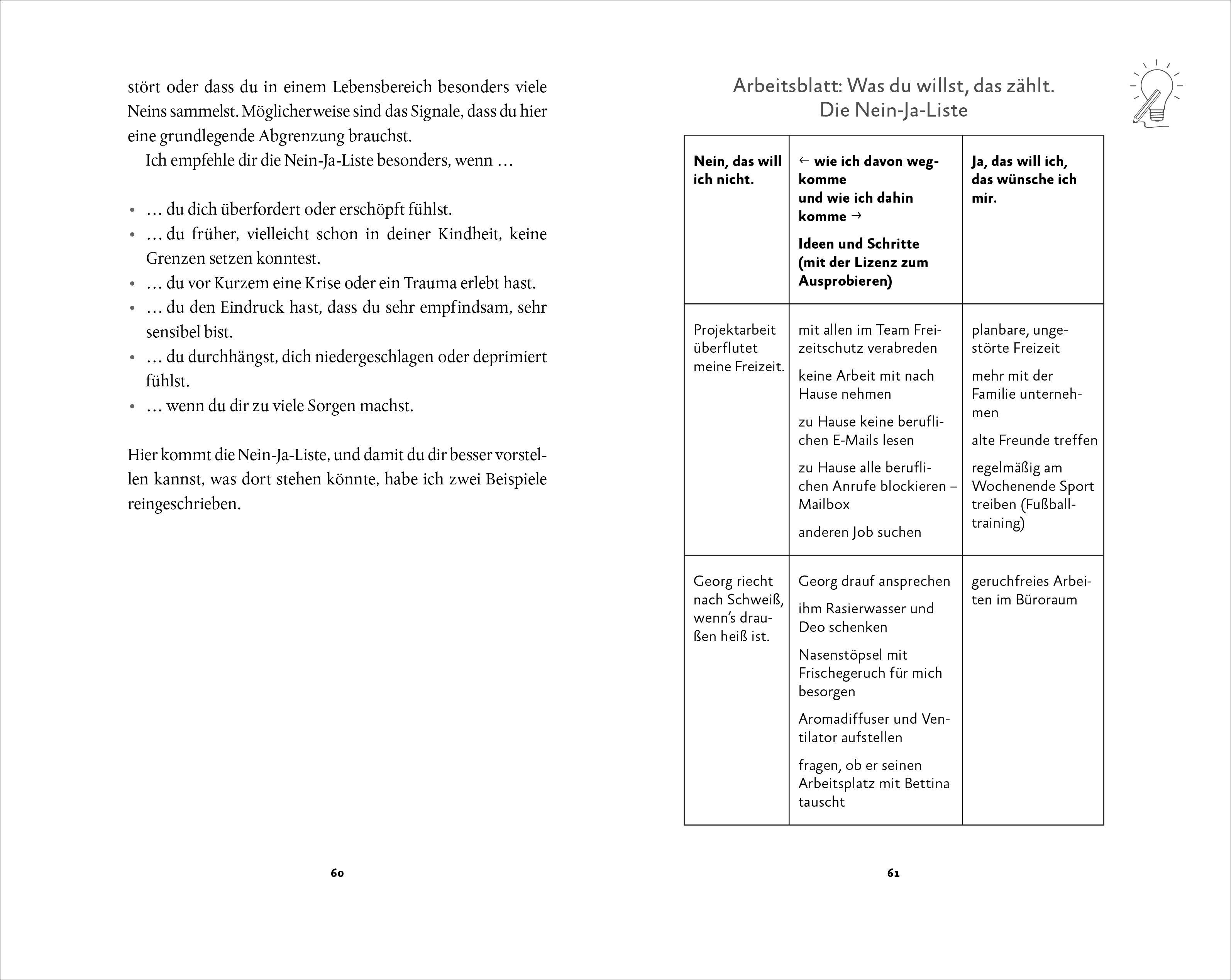 Beispielinhalt (Bild) Souverän nein sagen