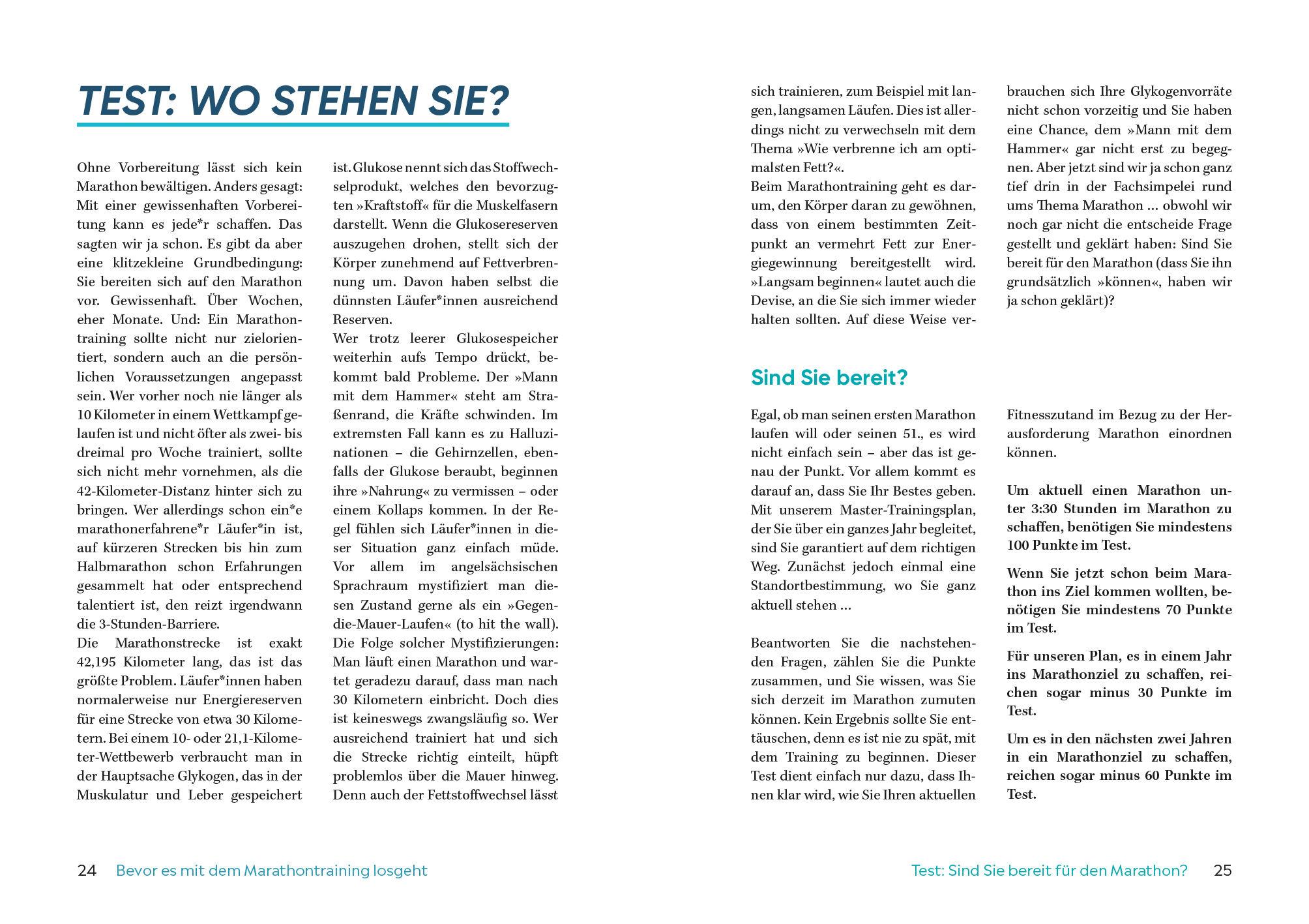 Beispielinhalt (Bild) Runner's World: Marathon kann Jede*r