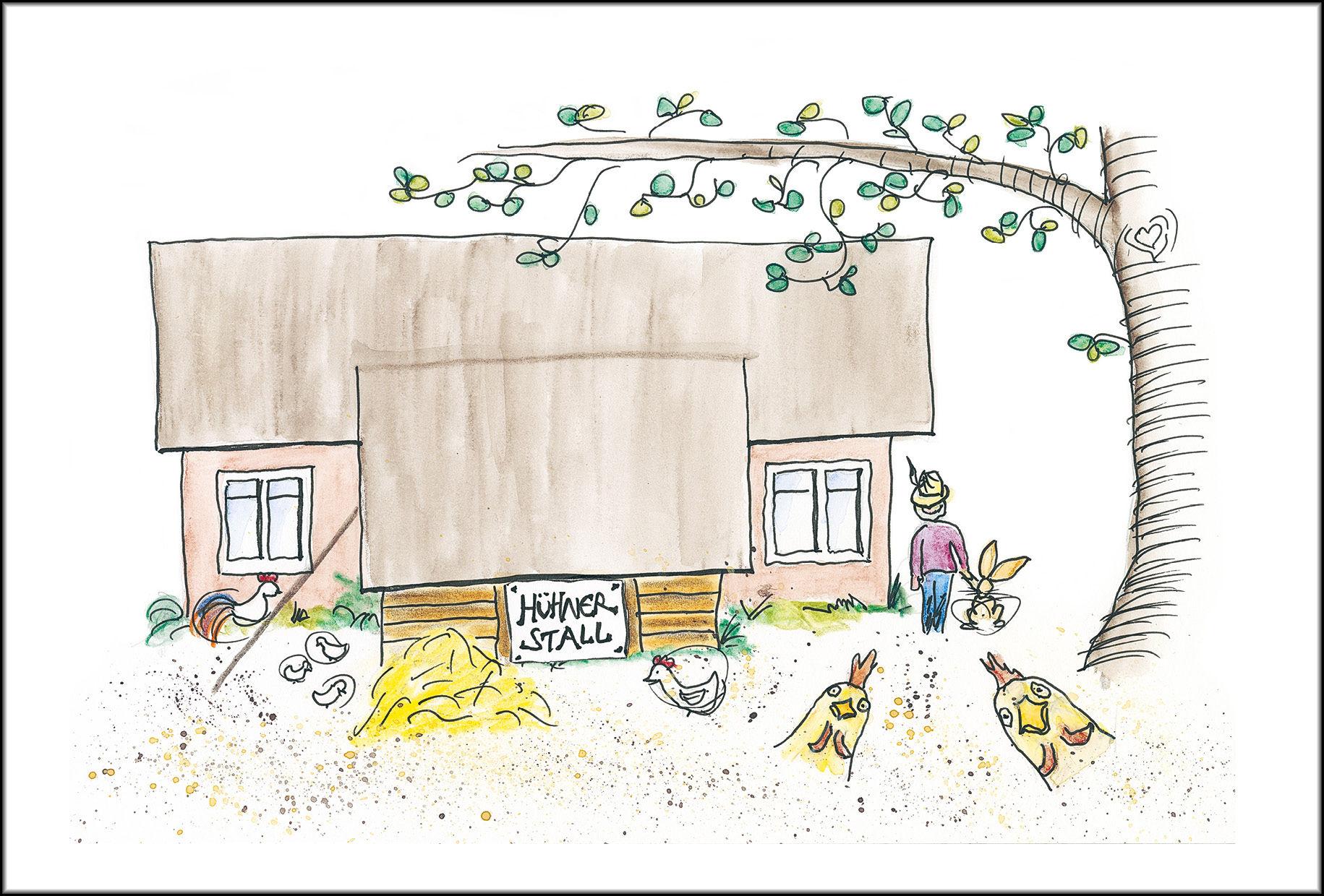 Beispielinhalt (Bild) Der alte Mann und der Hase