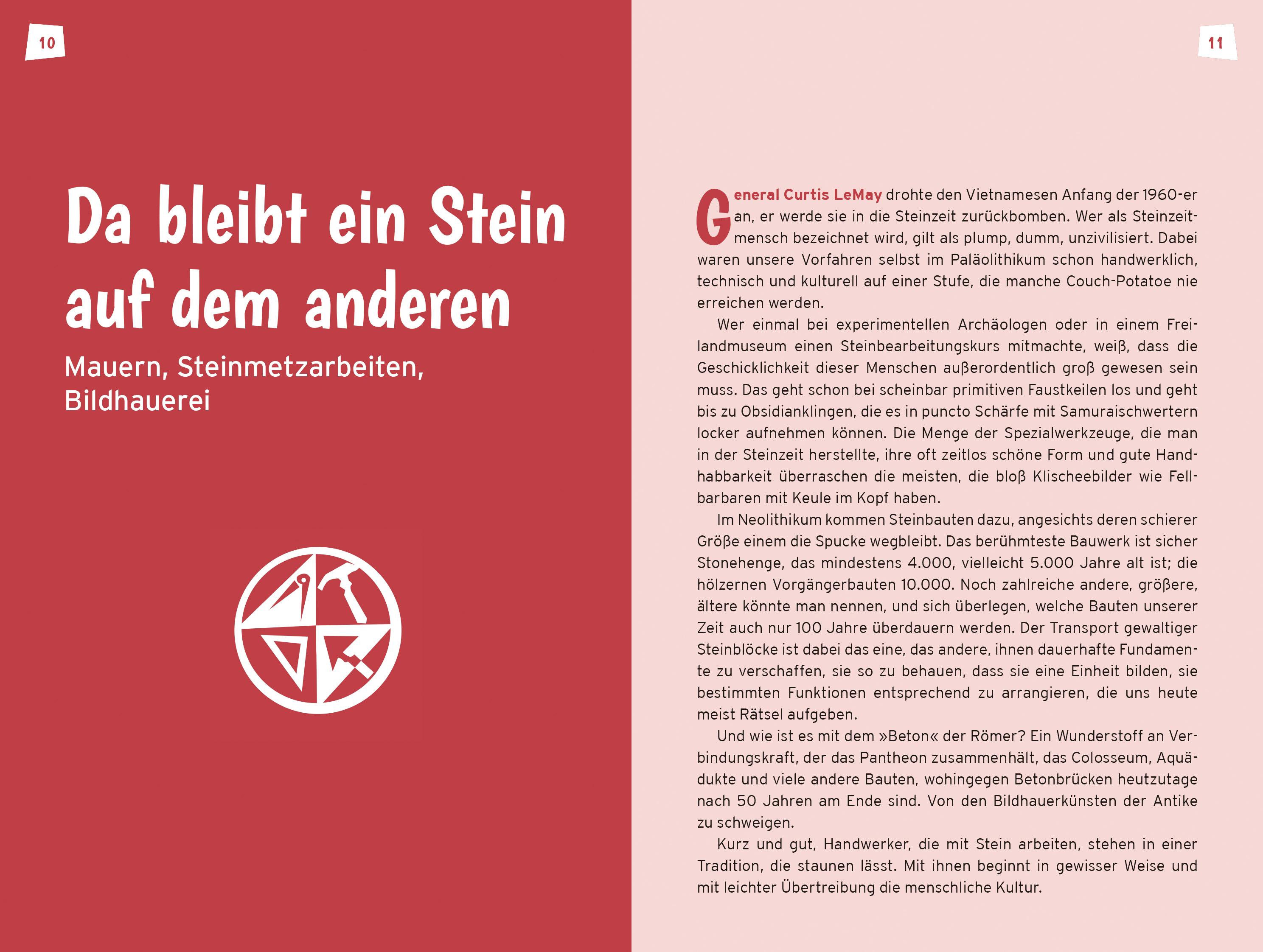 Beispielinhalt (Bild) Pünktlich wie die Maurer