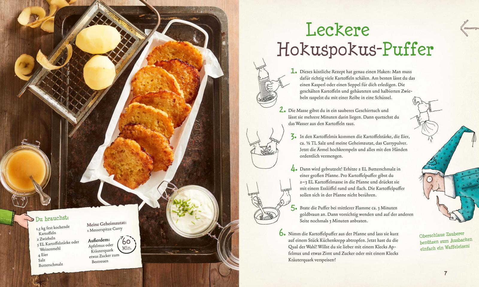 Beispielinhalt (Bild) Das große Räuber Hotzenplotz Koch- und Backbuch