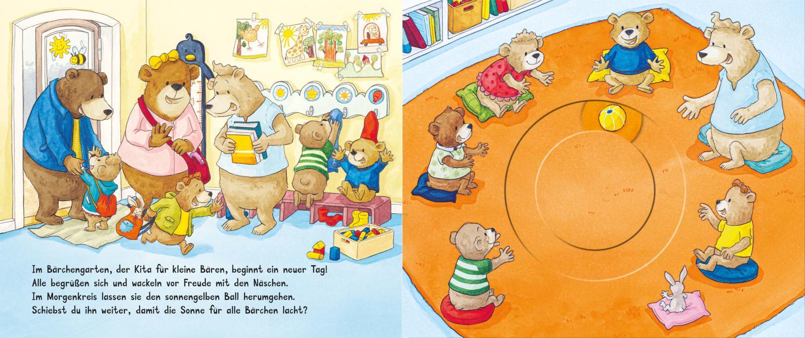 Beispielinhalt (Bild) Meine Schiebebahn-Pappe: Komm mit in die Kita