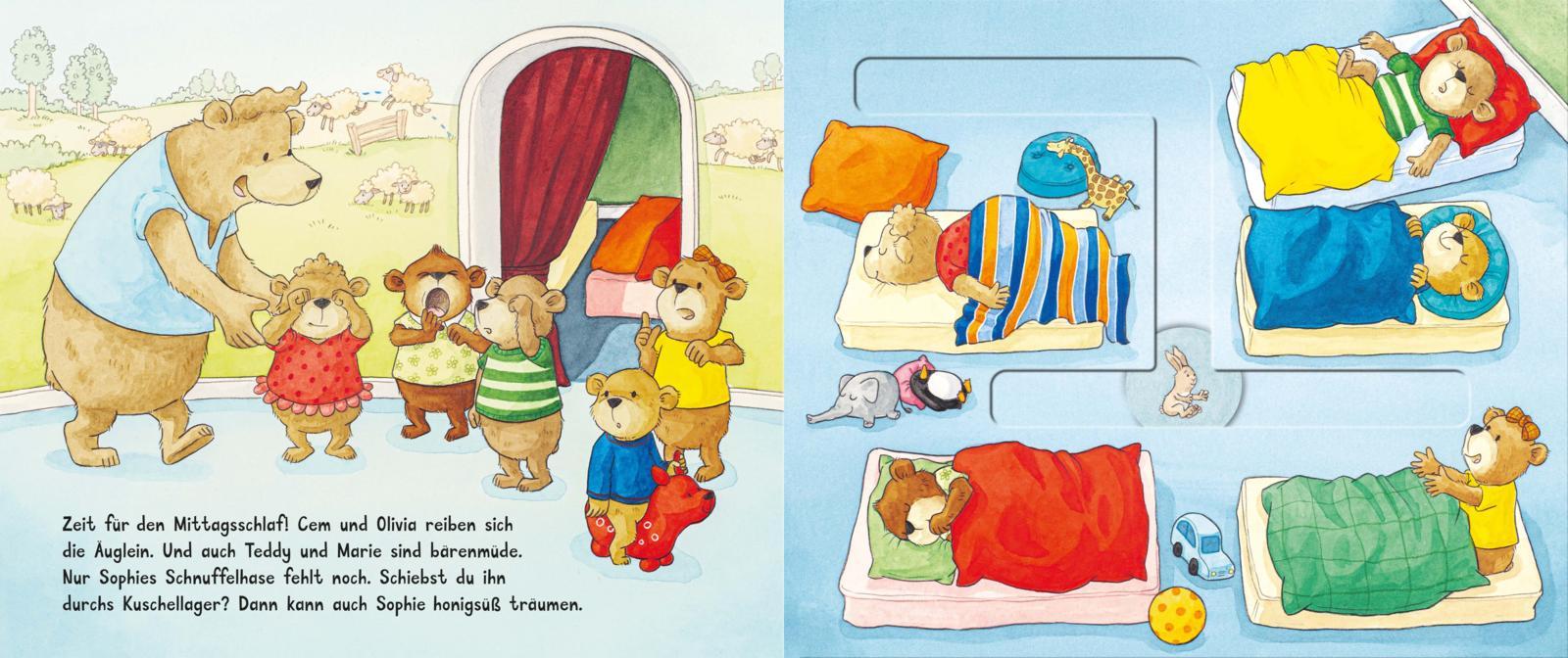 Beispielinhalt (Bild) Meine Schiebebahn-Pappe: Komm mit in die Kita