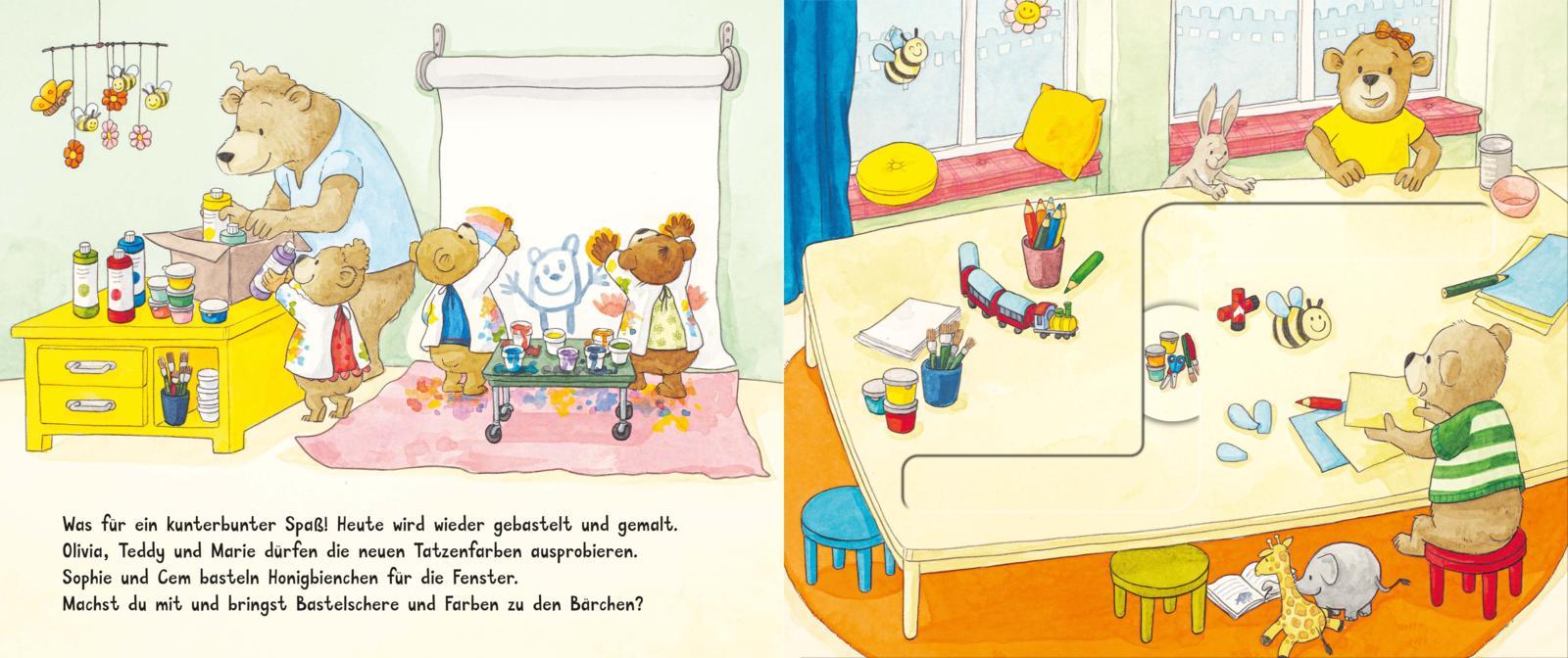 Beispielinhalt (Bild) Meine Schiebebahn-Pappe: Komm mit in die Kita