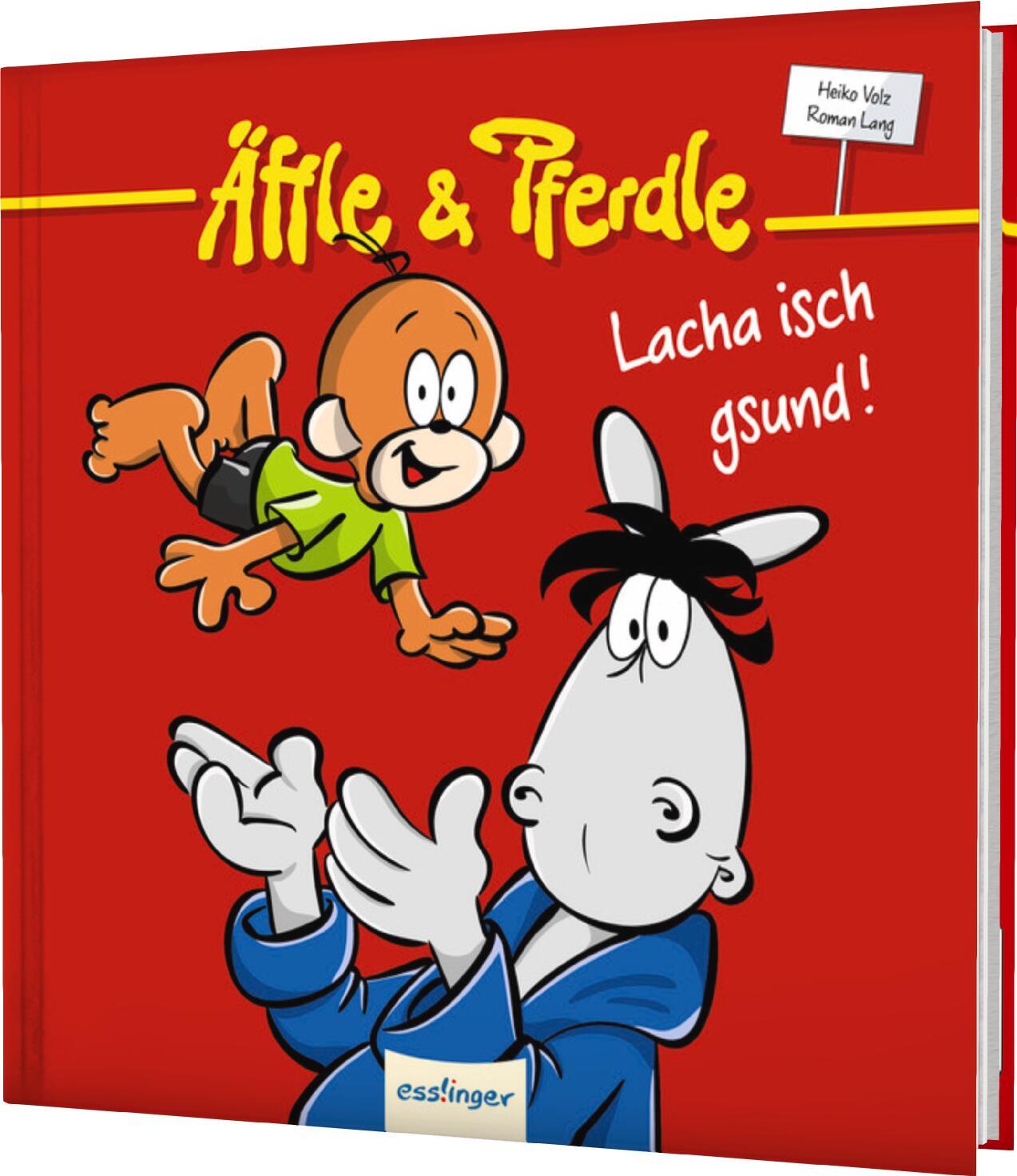 Vorderes Coverbild Äffle & Pferdle: Lacha isch gsund!