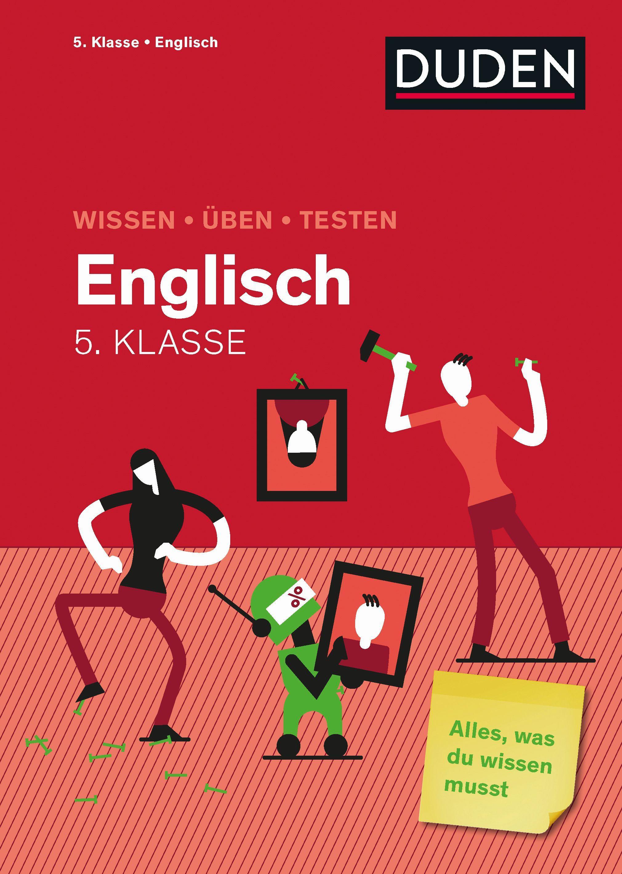 Vorderes Coverbild Wissen - Üben - Testen: Englisch 5. Klasse