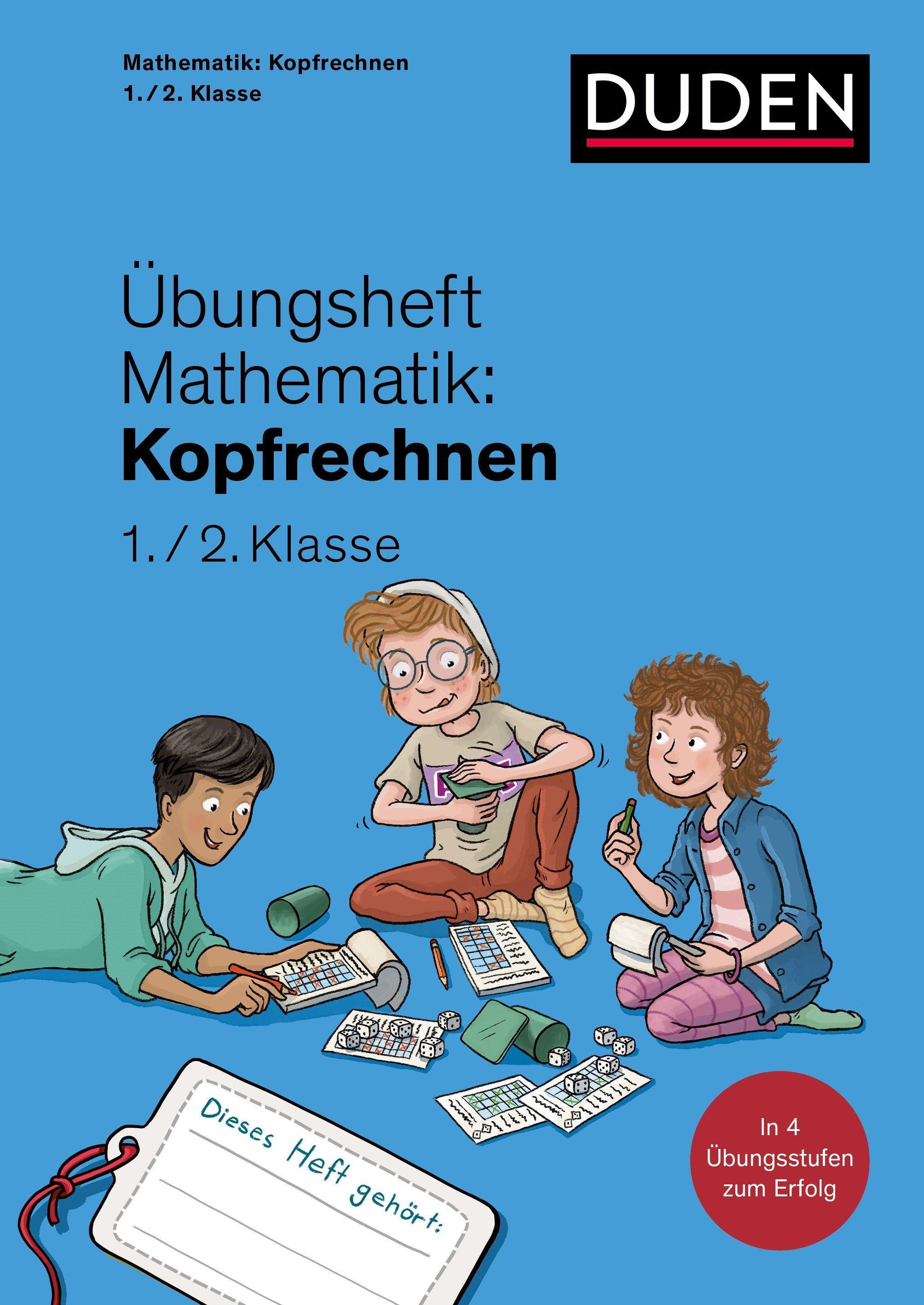 Vorderes Coverbild Übungsheft Mathematik - Kopfrechnen 1./2. Klasse