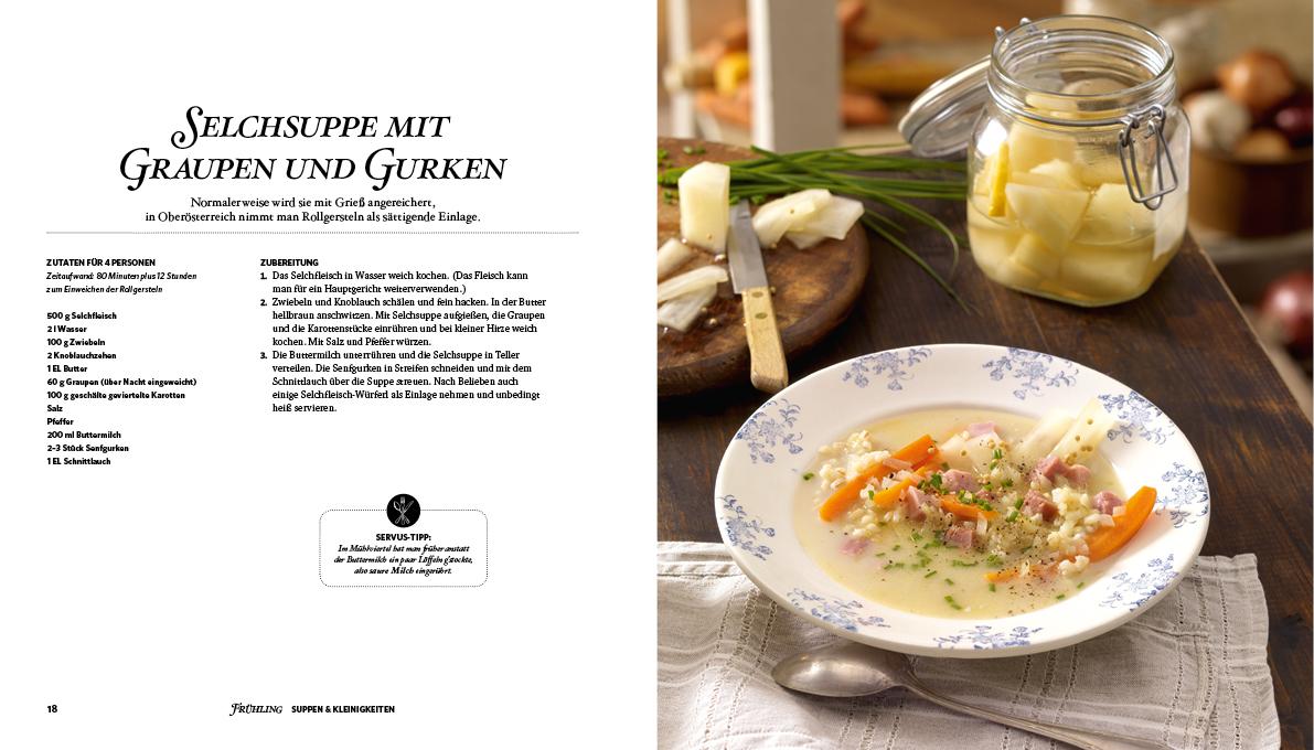 Beispielinhalt (Bild) Das große Servus-Kochbuch Band 1