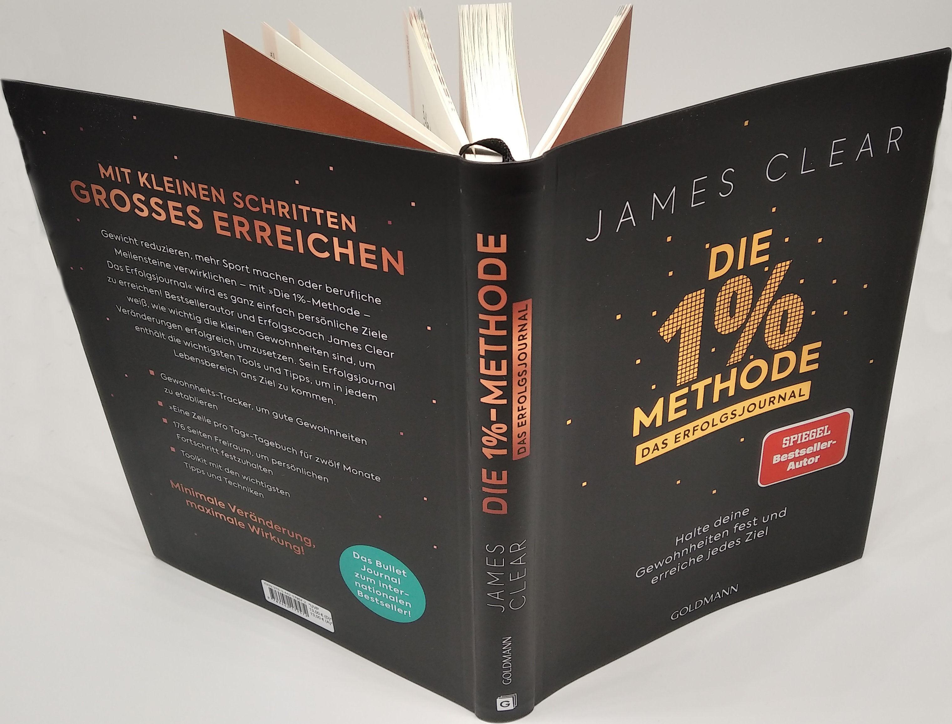 Beispielinhalt (Bild) Die 1%-Methode - Das Erfolgsjournal