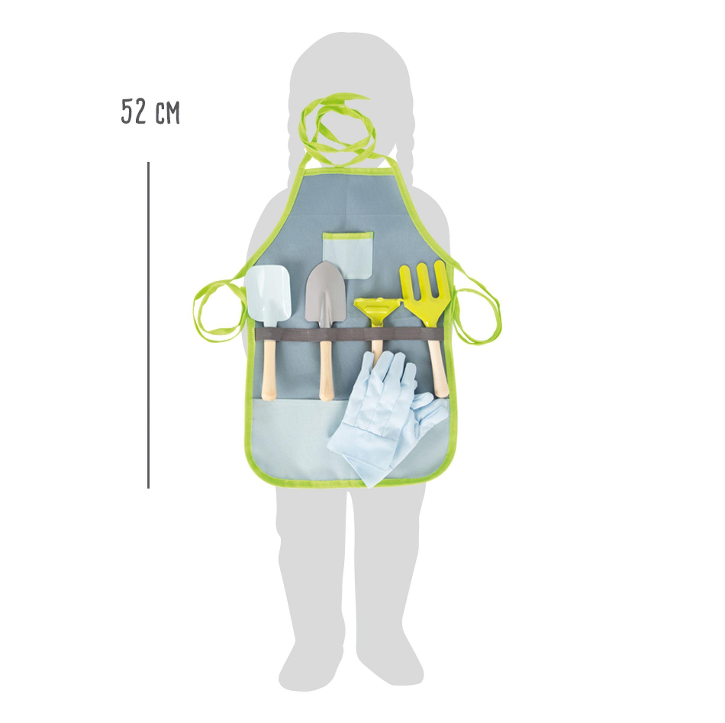 Beispielinhalt (Bild) Gartenschürze mit Gartenwerkzeug