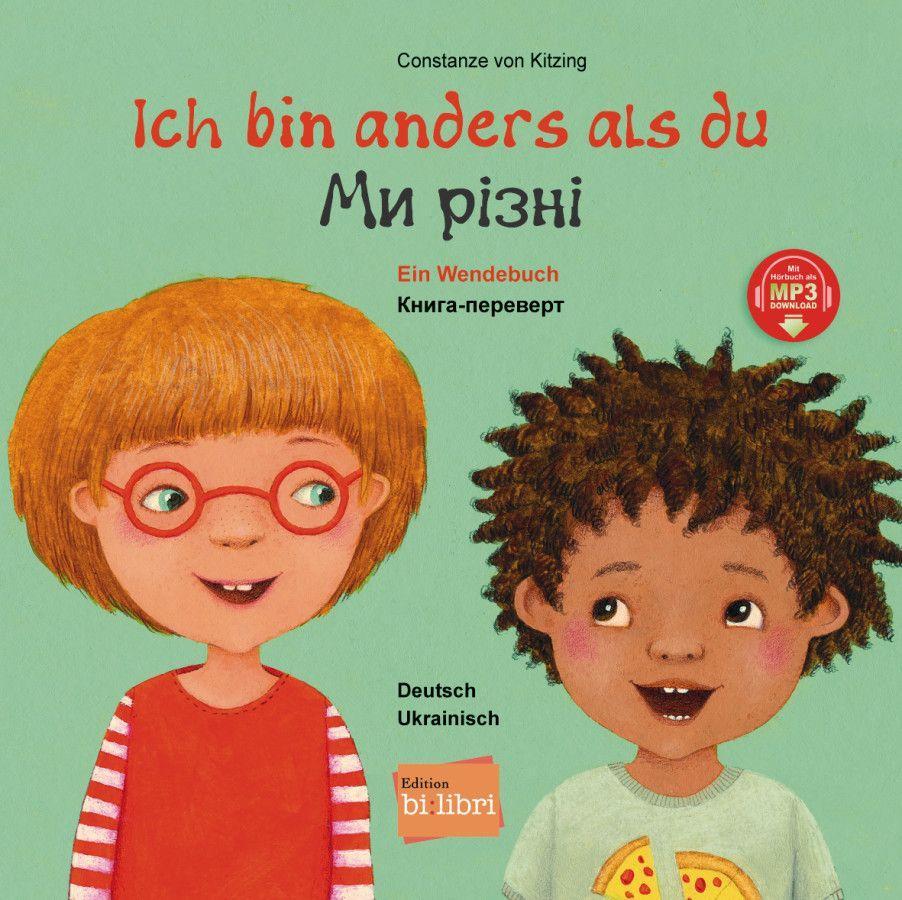 Vorderes Coverbild Ich bin anders als du / Ich bin wie du. Ukrainisch - Deutsch