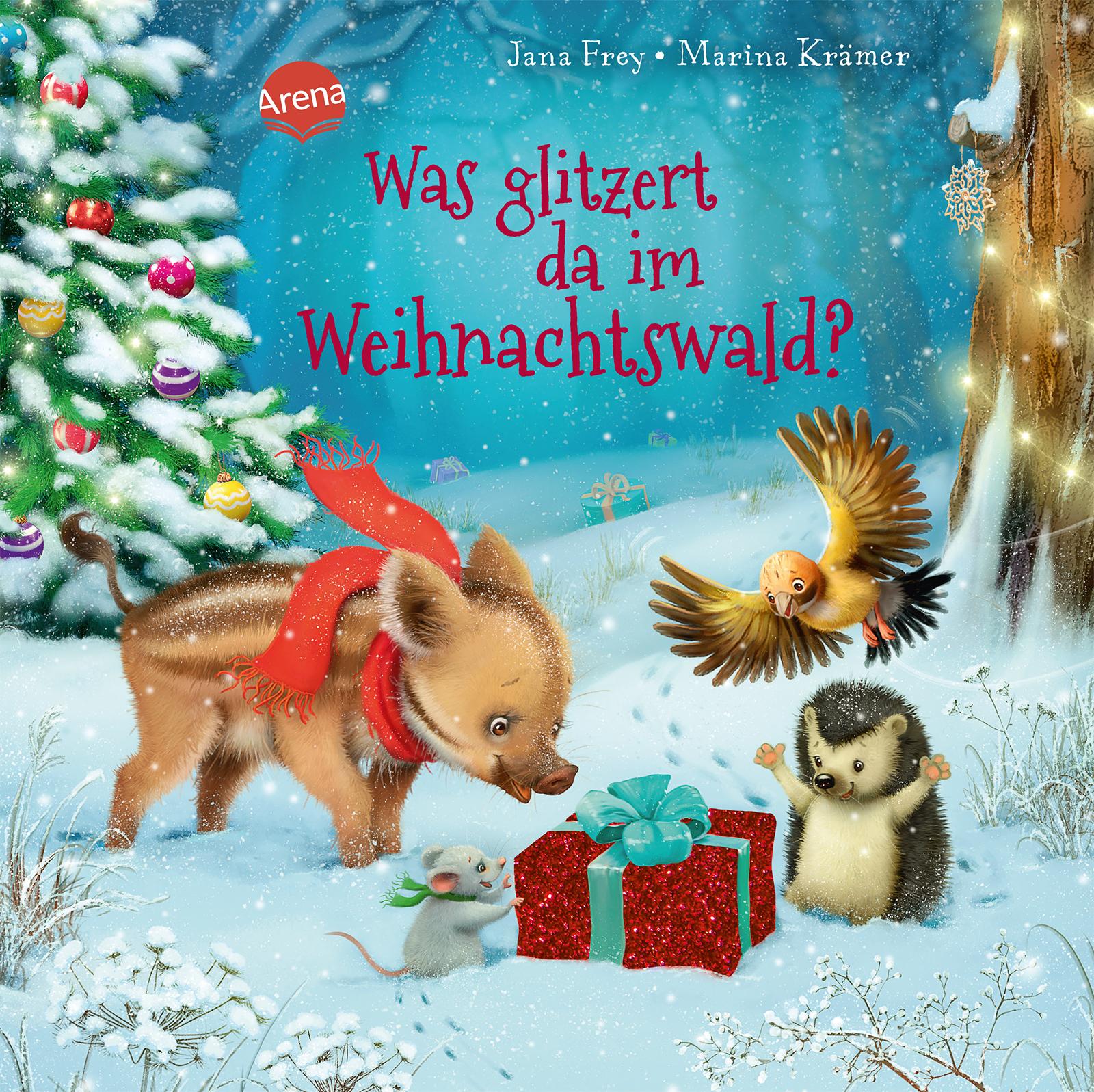 Vorderes Coverbild Was glitzert da im Weihnachtswald?