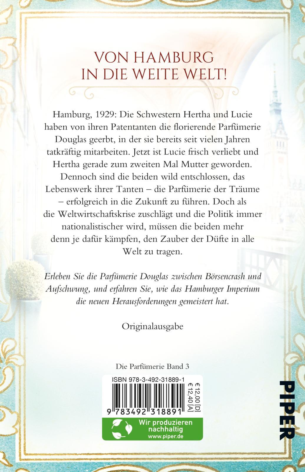 Rückseitencover Die Douglas-Schwestern - Die Parfümerie der Träume
