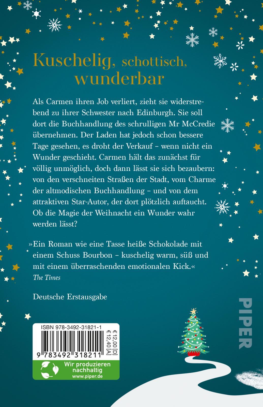 Rückseitencover Weihnachten in der kleinen Buchhandlung
