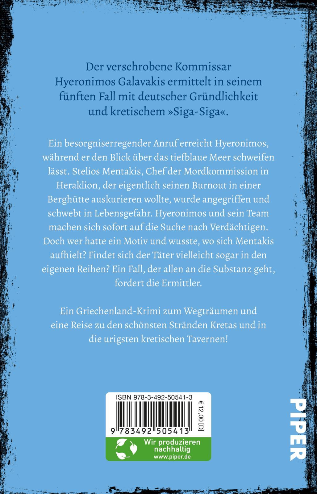 Rückseitencover Unheilvolles Kreta