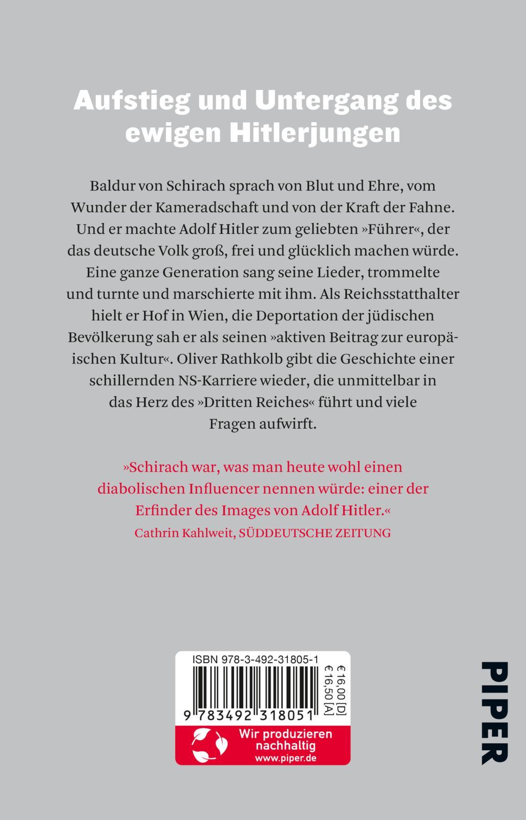 Rückseitencover Schirach