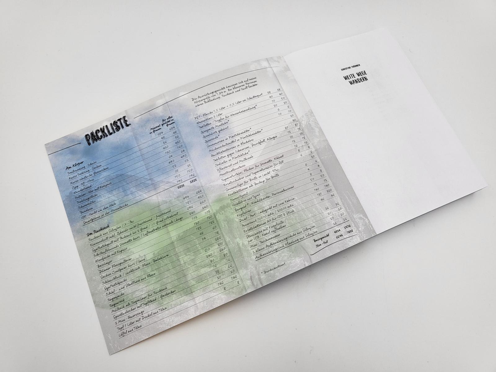 Beispielinhalt (Bild) Weite Wege Wandern