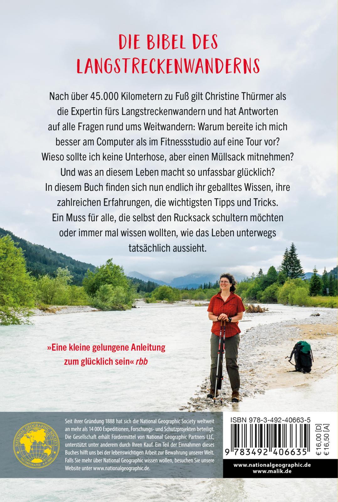 Rückseitencover Weite Wege Wandern