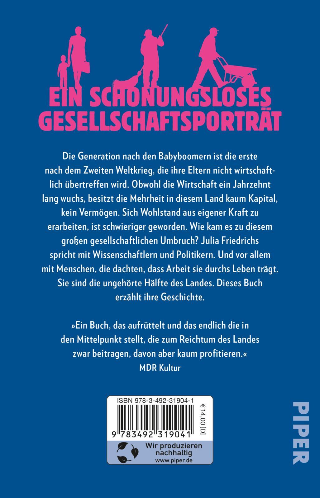 Rückseitencover Working Class