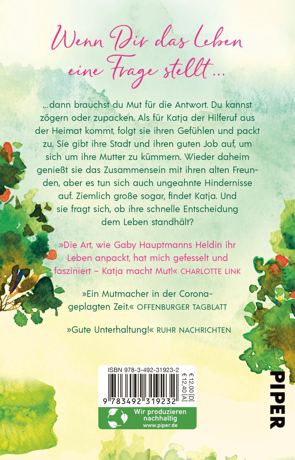 Rückseitencover Unsere allerbeste Zeit